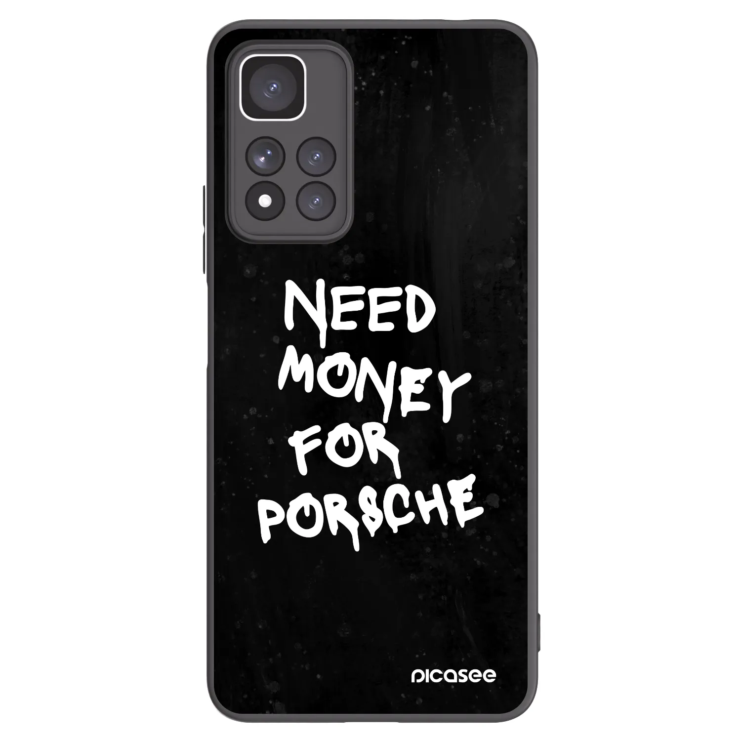 Picasee Xiaomi Redmi Note 11 Pro+ 5G Hülle - Schwarzes Silikon - Black Dollar
