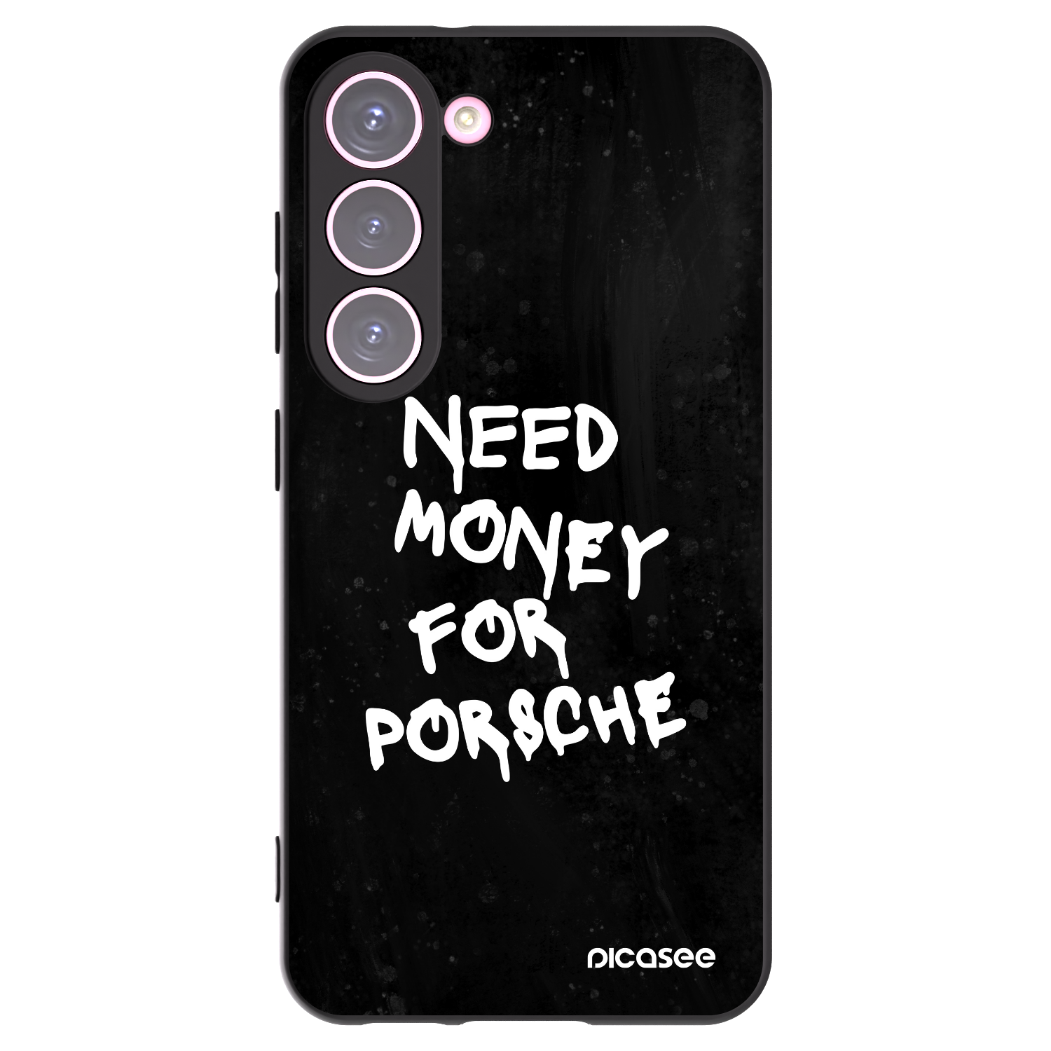Picasee Samsung Galaxy S23 5G Hülle - Schwarzes Silikon - Black Dollar