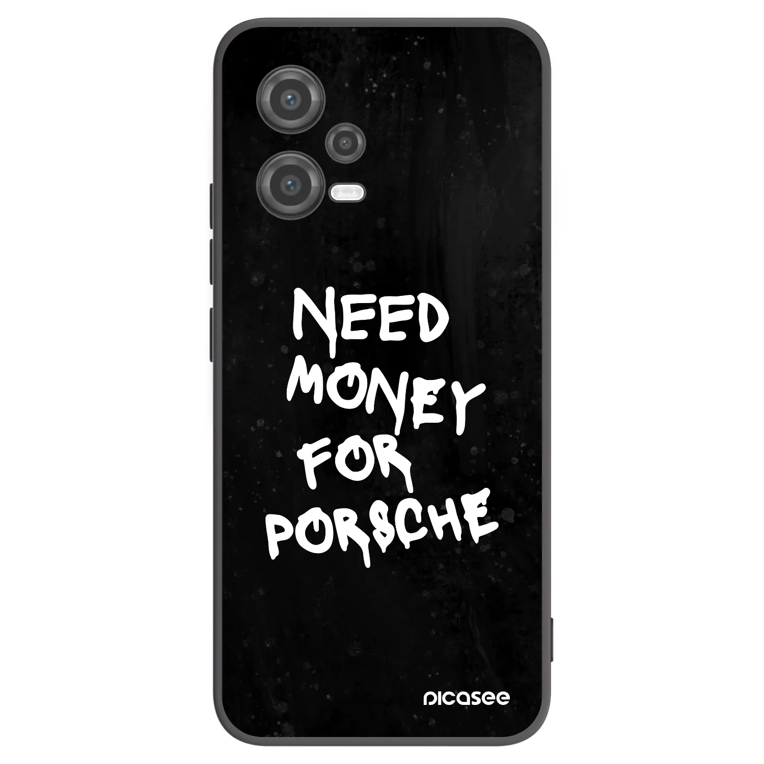 Picasee Xiaomi Poco X5 Hülle - Schwarzes Silikon - Black Dollar