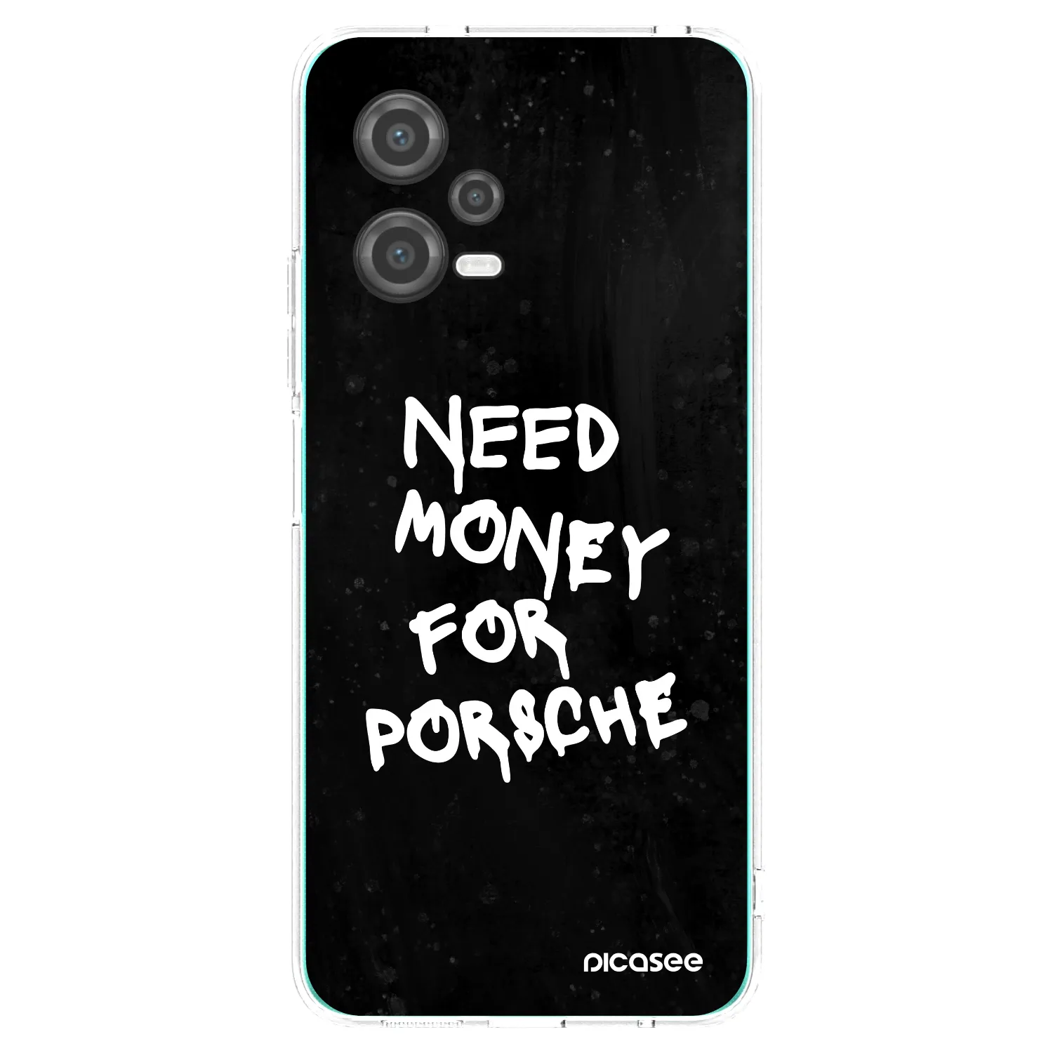 Picasee Xiaomi Poco X5 Hülle - Transparentes Silikon - Black Dollar