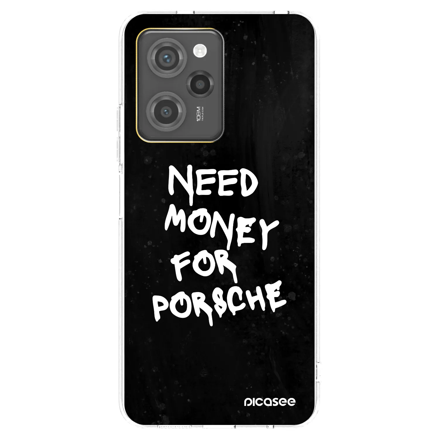 Picasee Xiaomi Poco X5 Pro Hülle - Schwarzes Silikon - Black Dollar
