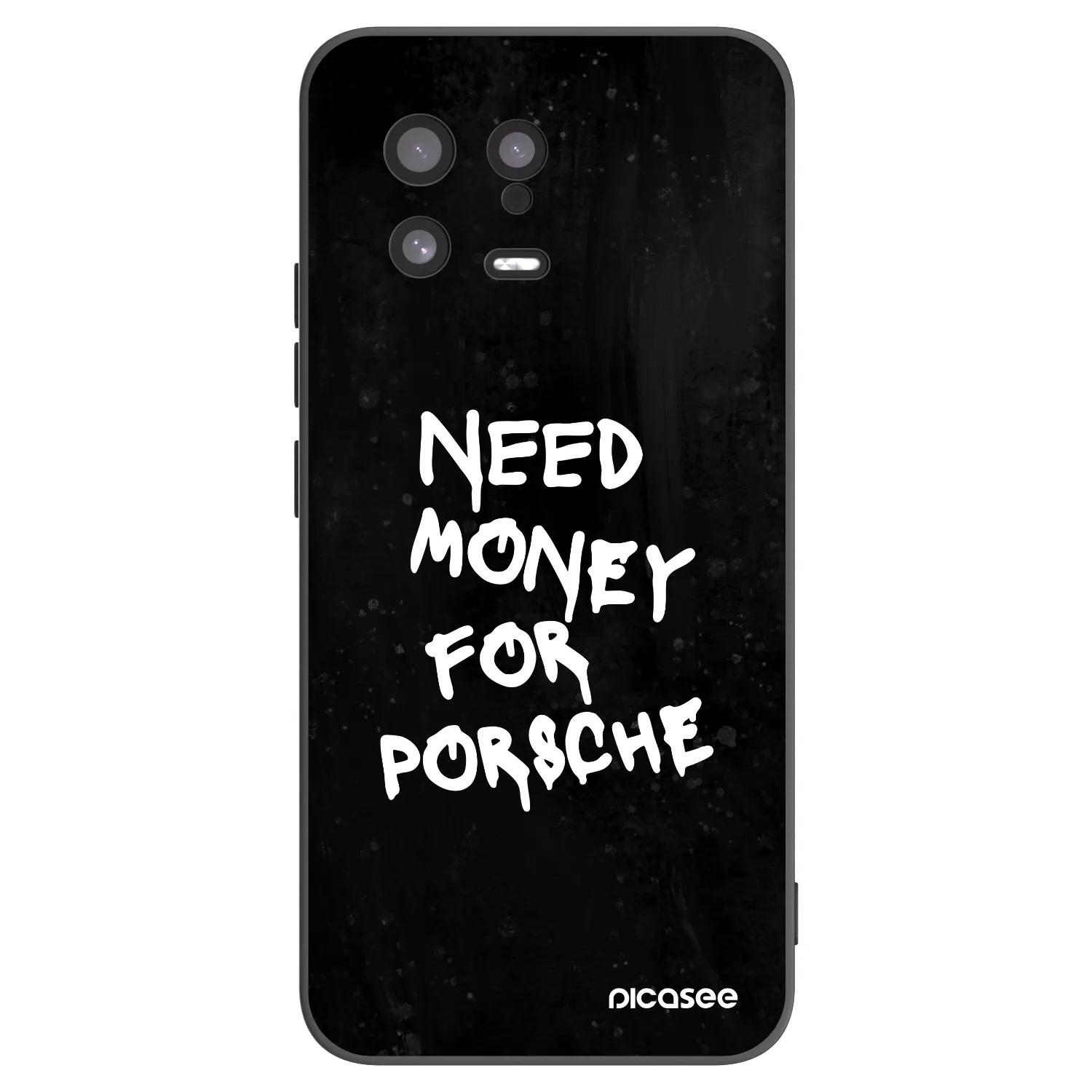 Picasee Xiaomi 13 Hülle - Schwarzes Silikon - Black Dollar