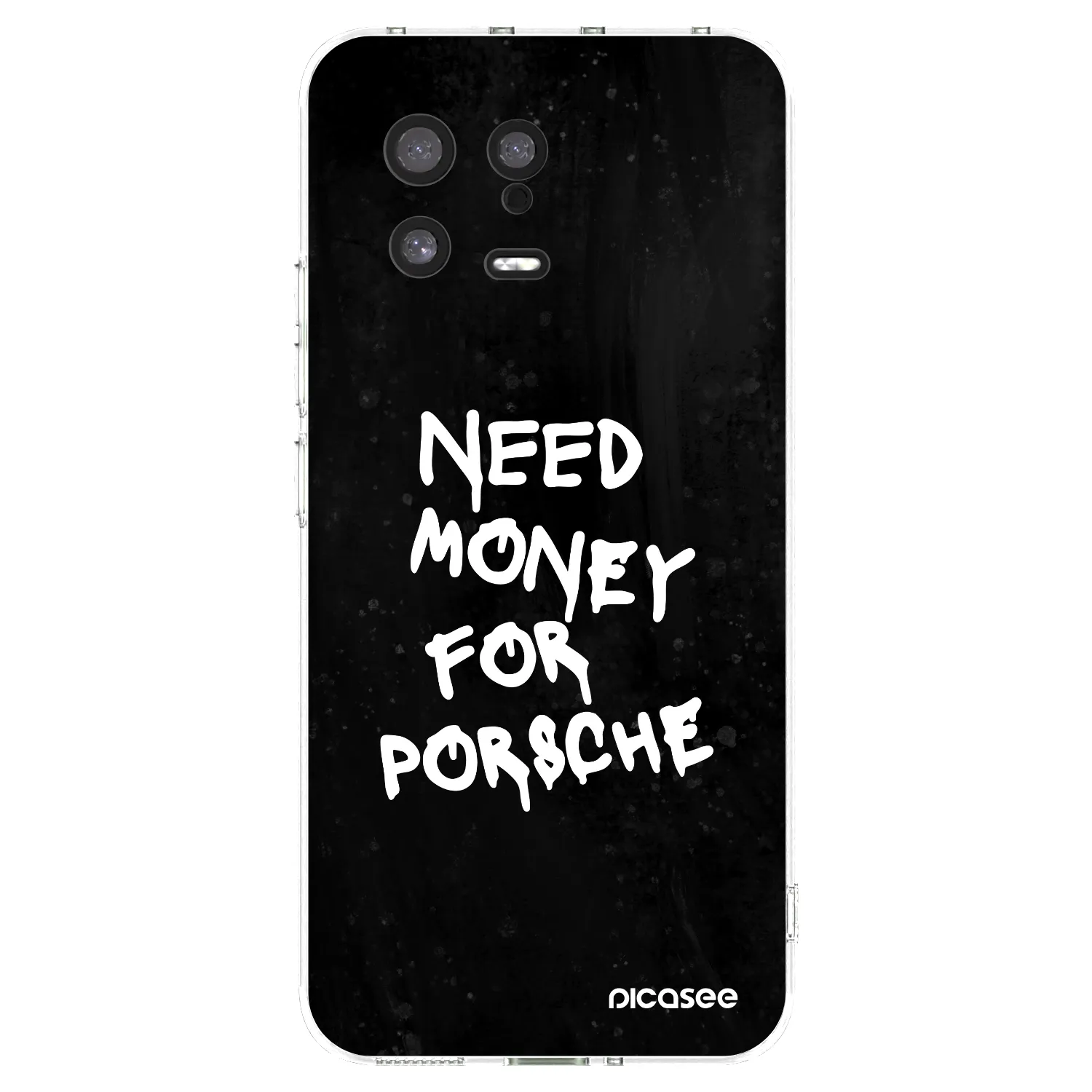 Picasee Xiaomi 13 Hülle - Transparentes Silikon - Black Dollar