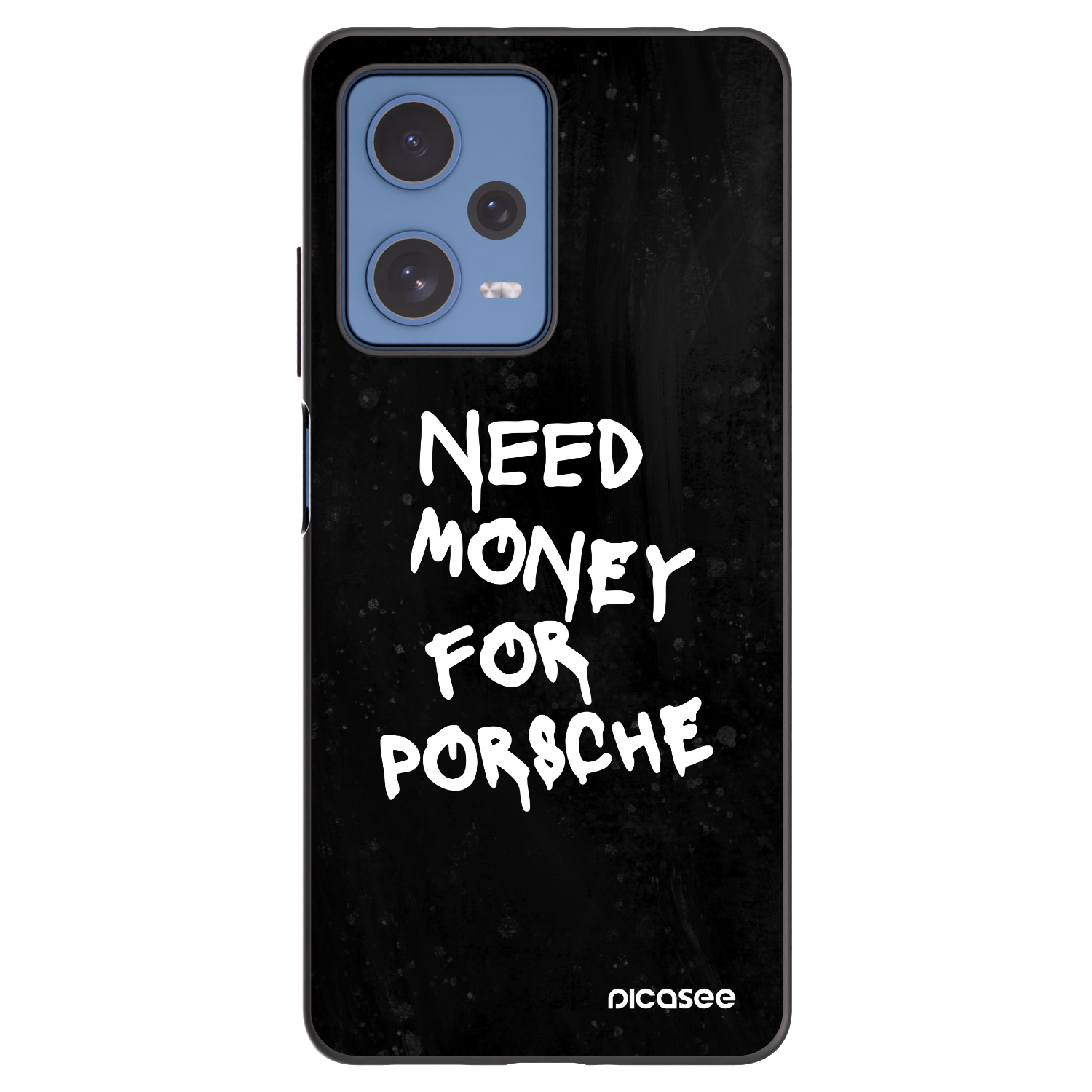 Picasee Xiaomi Redmi Note 12 Pro 5G Hülle - Schwarzes Silikon - Black Dollar