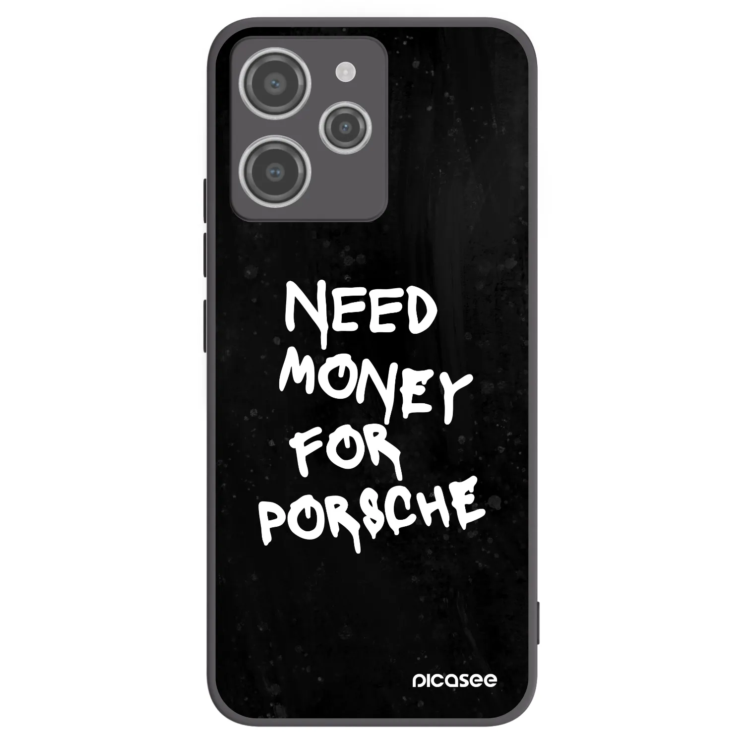 Picasee Xiaomi Redmi 12 4G Hülle - Schwarzes Silikon - Black Dollar