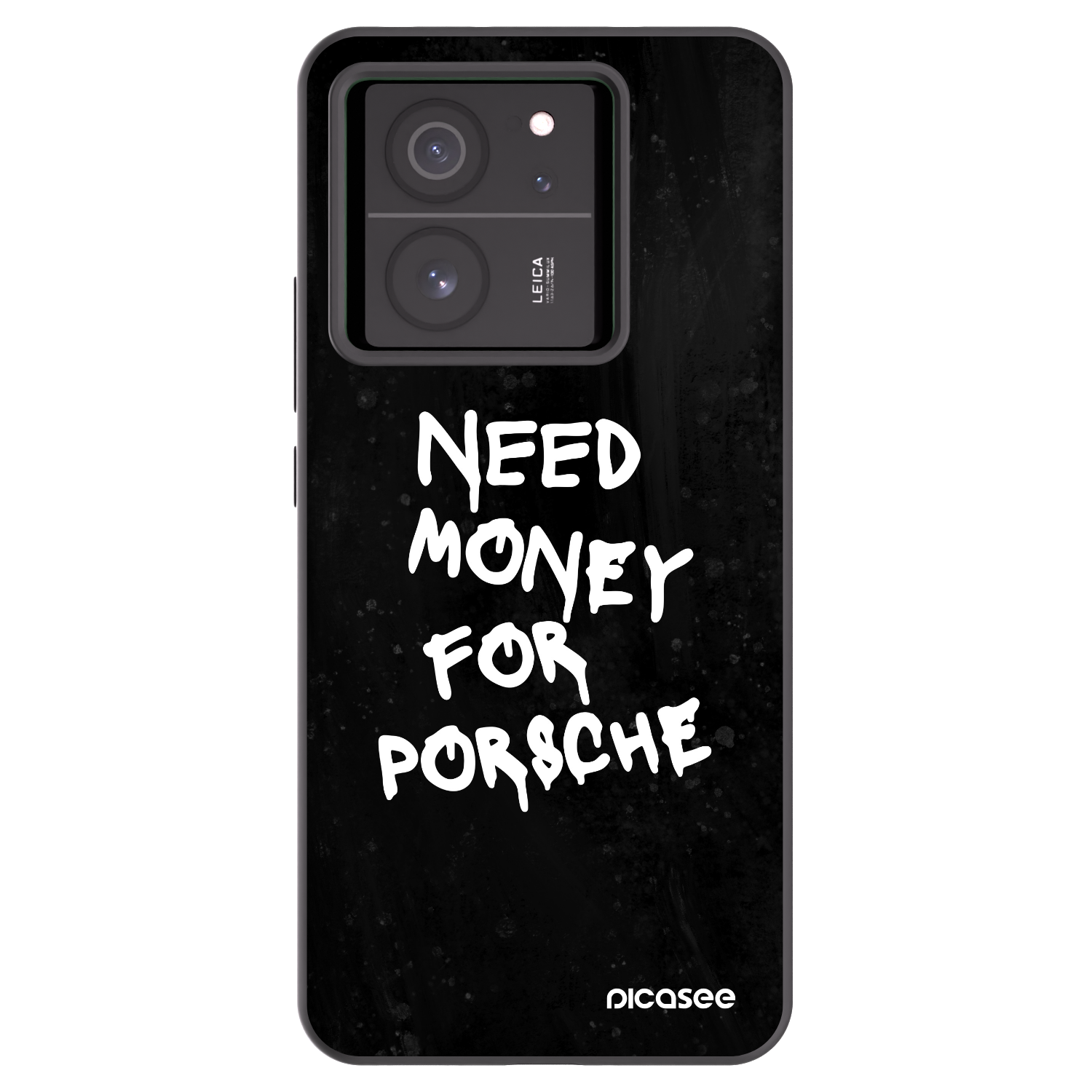 Picasee Xiaomi 13T Hülle - Schwarzes Silikon - Black Dollar