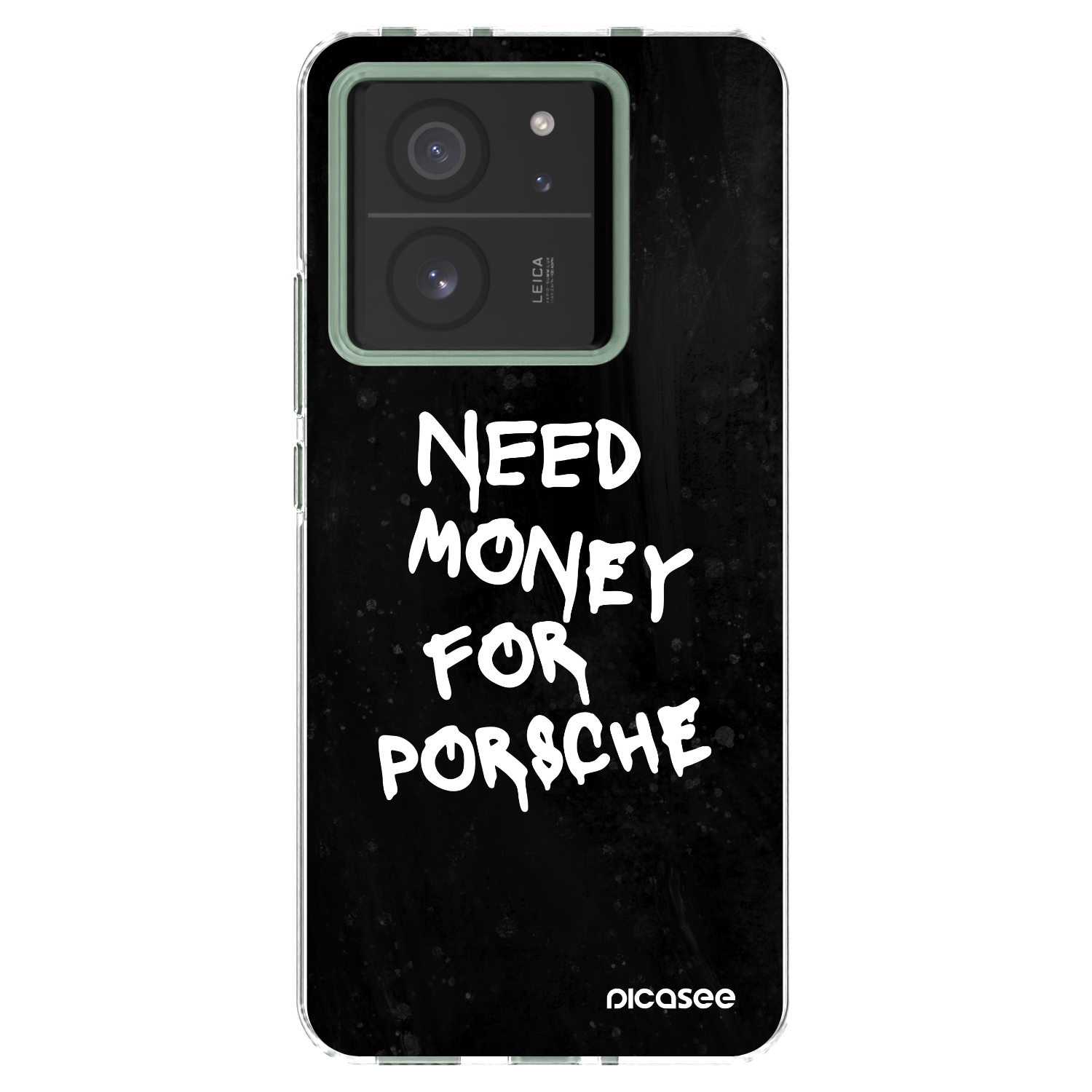 Picasee Xiaomi 13T Hülle - Transparentes Silikon - Black Dollar