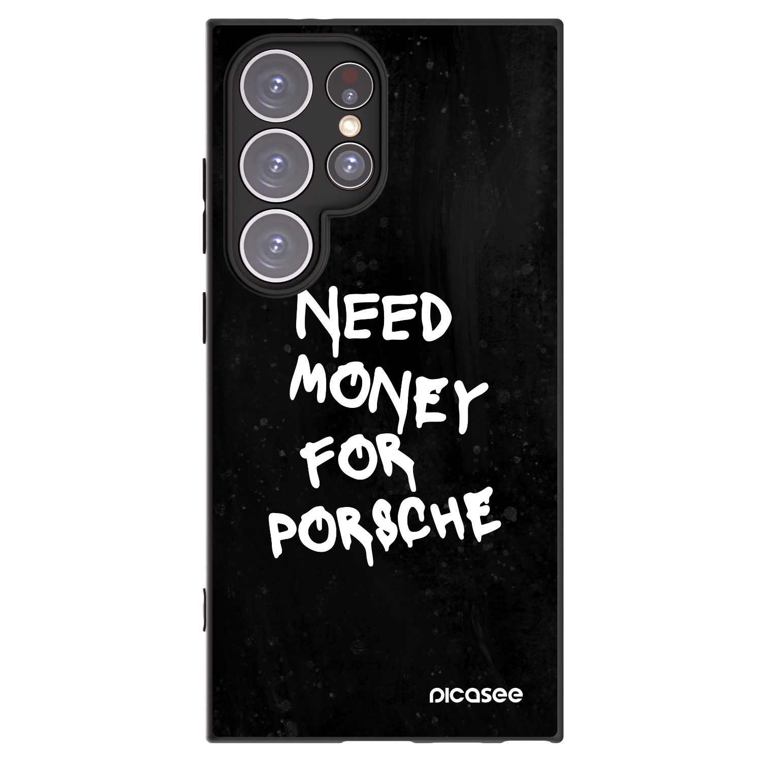 Picasee Samsung Galaxy S24 Ultra S928B 5G Hülle - Schwarzes Silikon - Black Dollar
