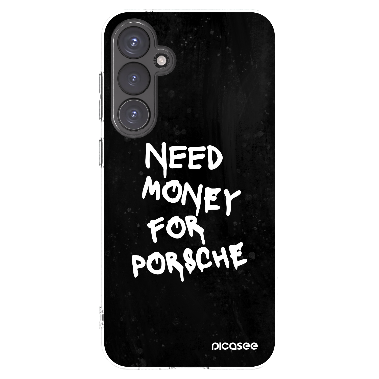 Picasee Samsung Galaxy S23 FE S711B Hülle - Transparentes Silikon - Black Dollar