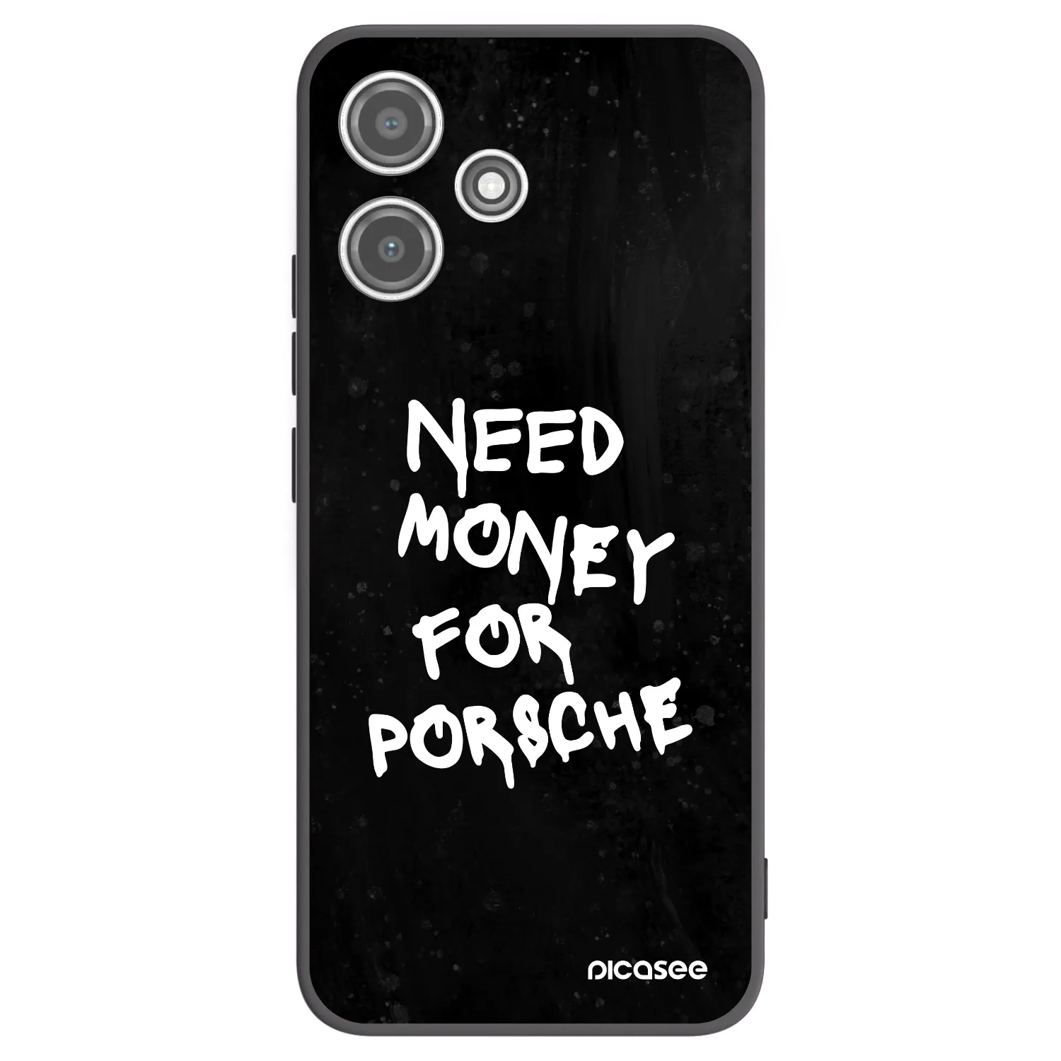 Picasee Xiaomi Redmi 12 5G Hülle - Schwarzes Silikon - Black Dollar