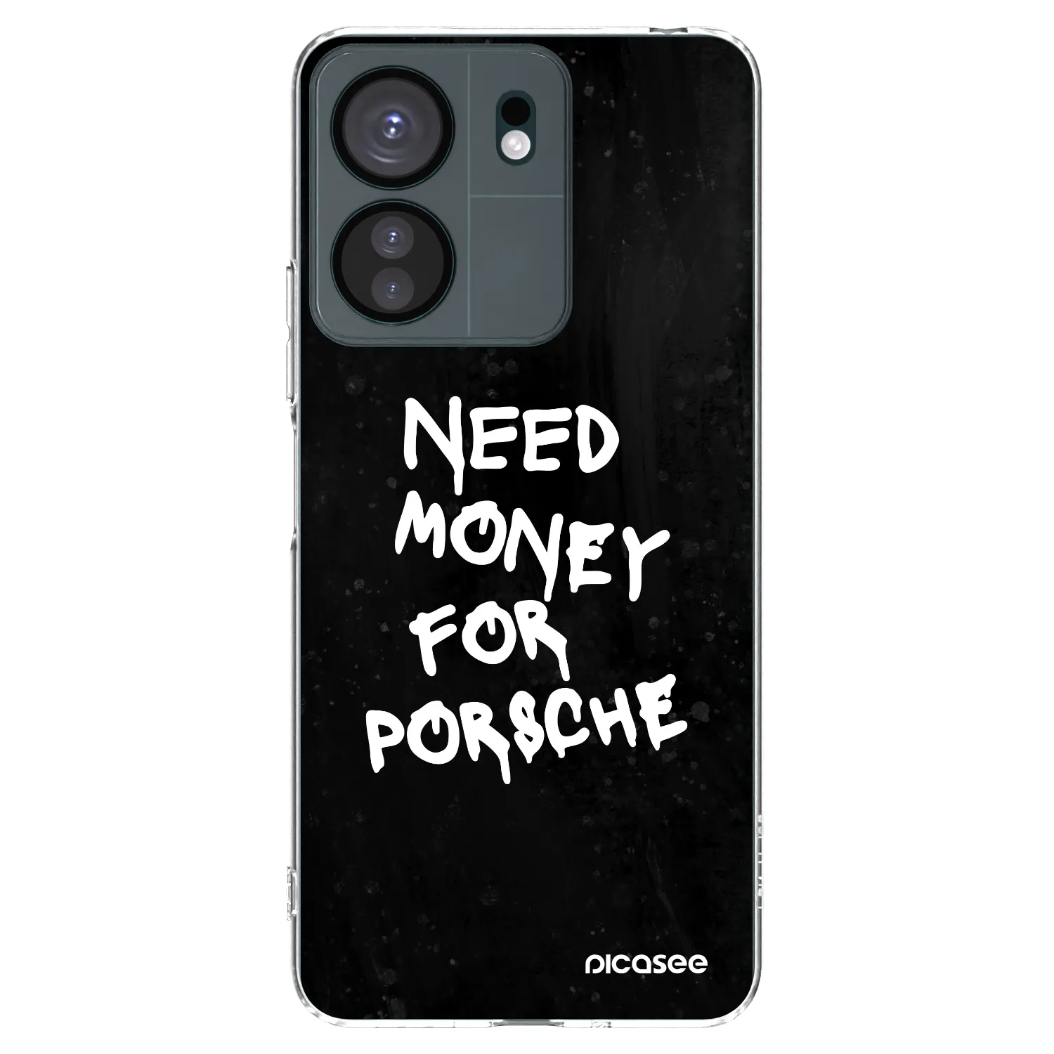 Picasee Xiaomi Redmi 13C 4G Hülle - Transparentes Silikon - Black Dollar