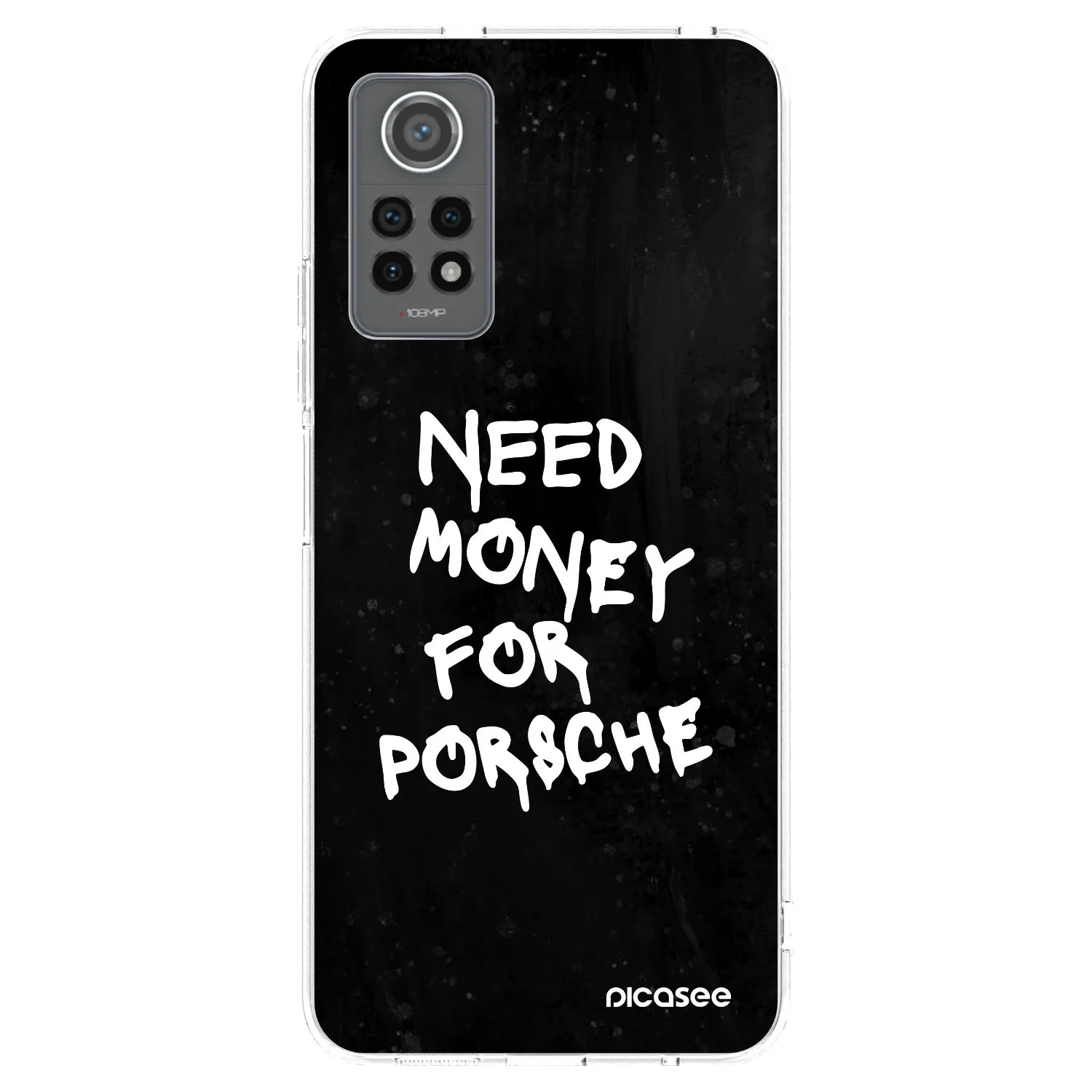 Picasee Xiaomi Redmi Note 12 Pro 4G Hülle - Transparentes Silikon - Black Dollar