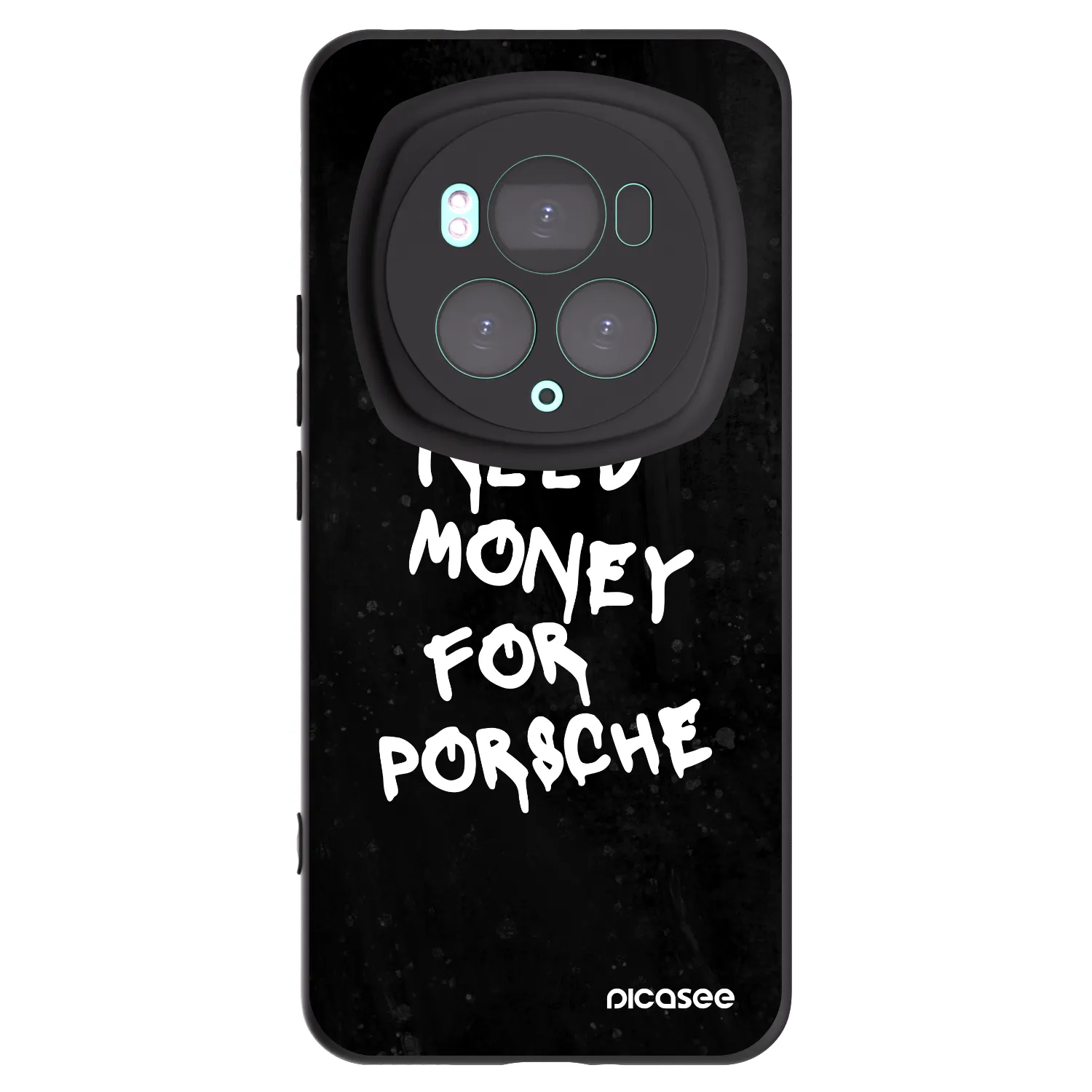 Picasee Honor Magic6 Pro Hülle - Schwarzes Silikon - Black Dollar