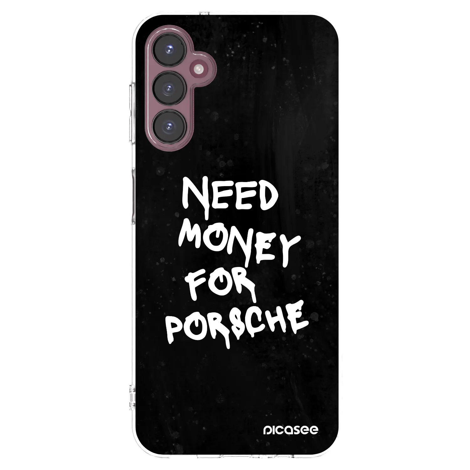 Picasee Samsung Galaxy A05s A057G Hülle - Transparentes Silikon - Black Dollar