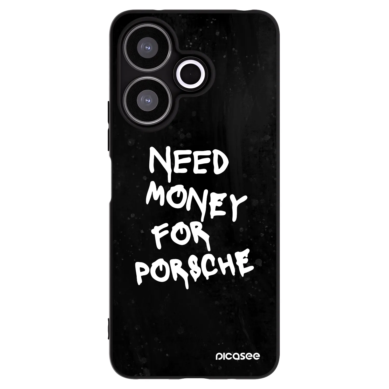 Picasee Xiaomi Redmi 13 4G Hülle - Schwarzes Silikon - Black Dollar