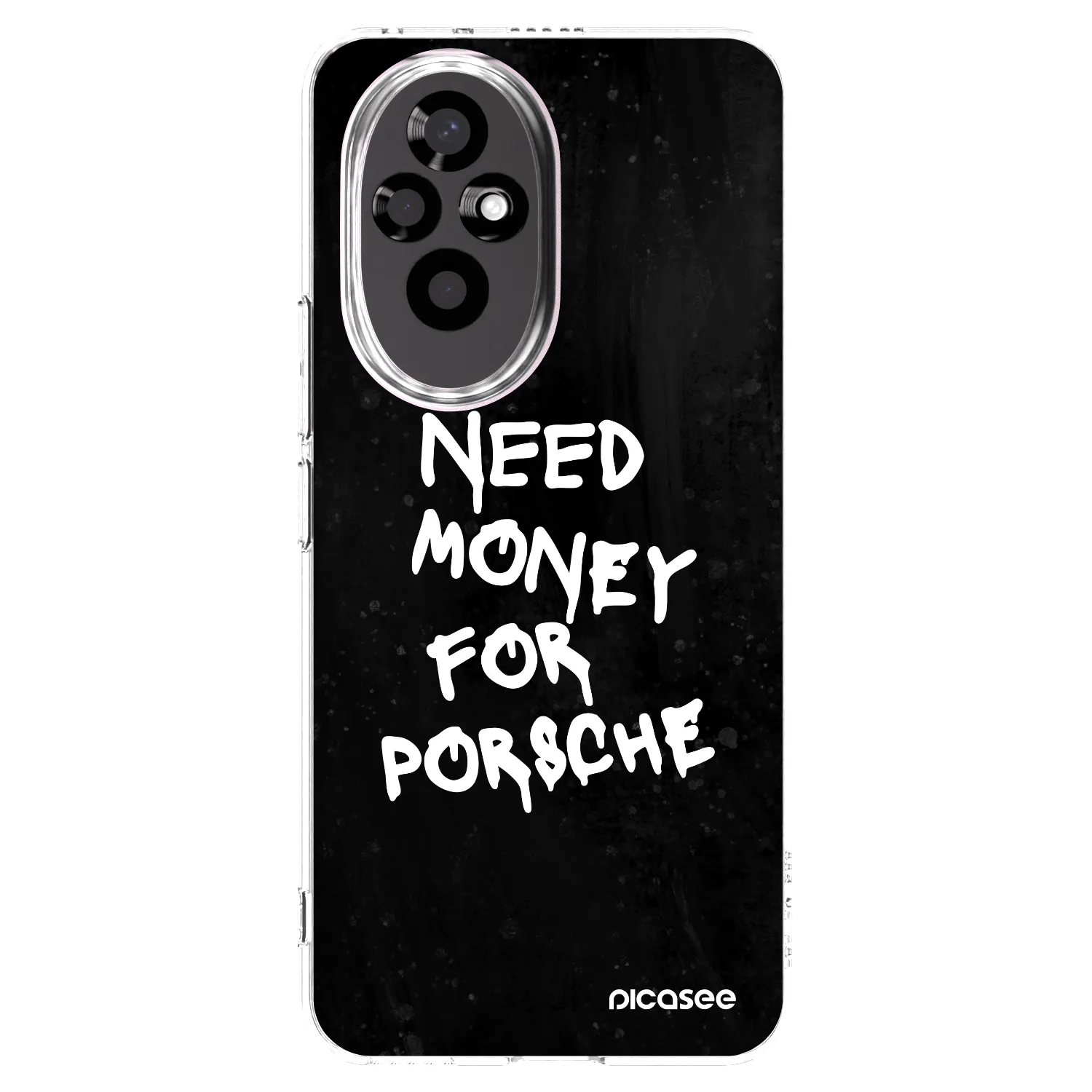 Picasee Honor 200 Pro 5G Hülle - Transparentes Silikon - Black Dollar