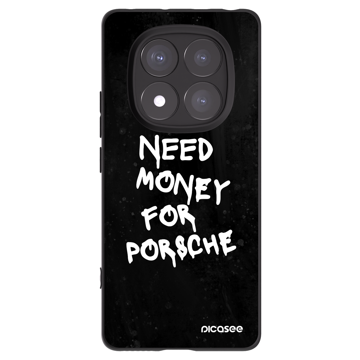 Picasee Xiaomi Redmi Note 14 Pro 5G Hülle - Schwarzes Silikon - Black Dollar