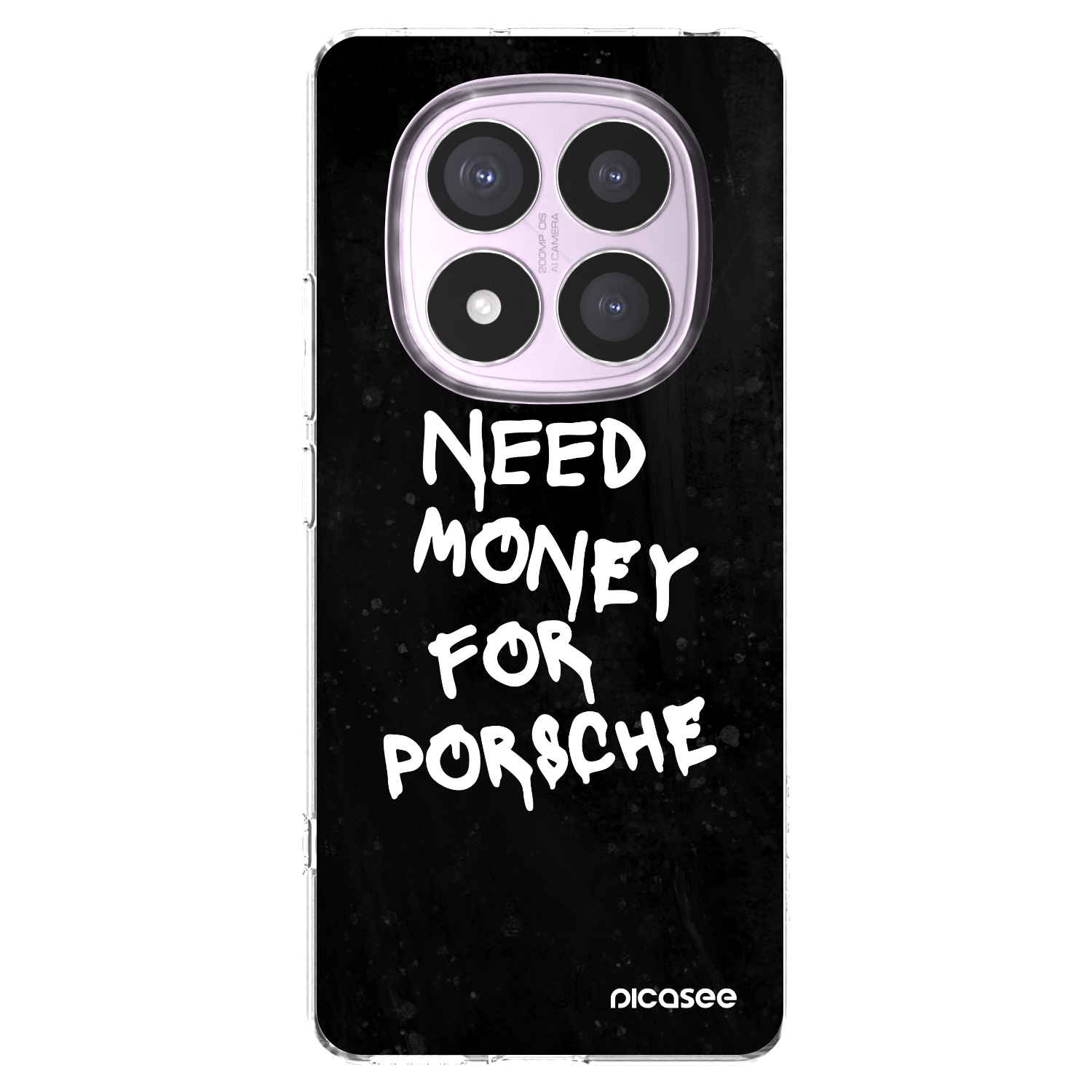 Picasee Xiaomi Redmi Note 14 Pro 5G Hülle - Transparentes Silikon - Black Dollar