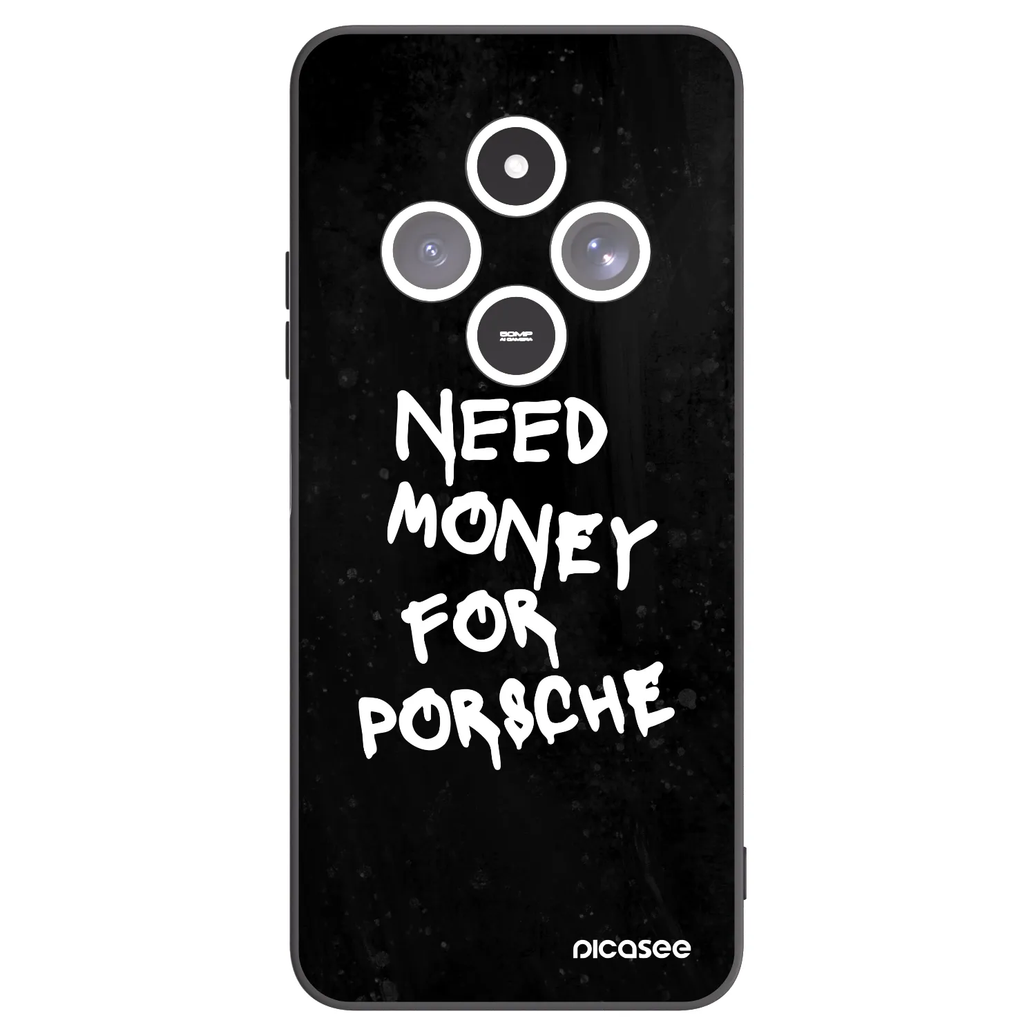 Picasee Xiaomi Redmi 14C Hülle - Schwarzes Silikon - Black Dollar