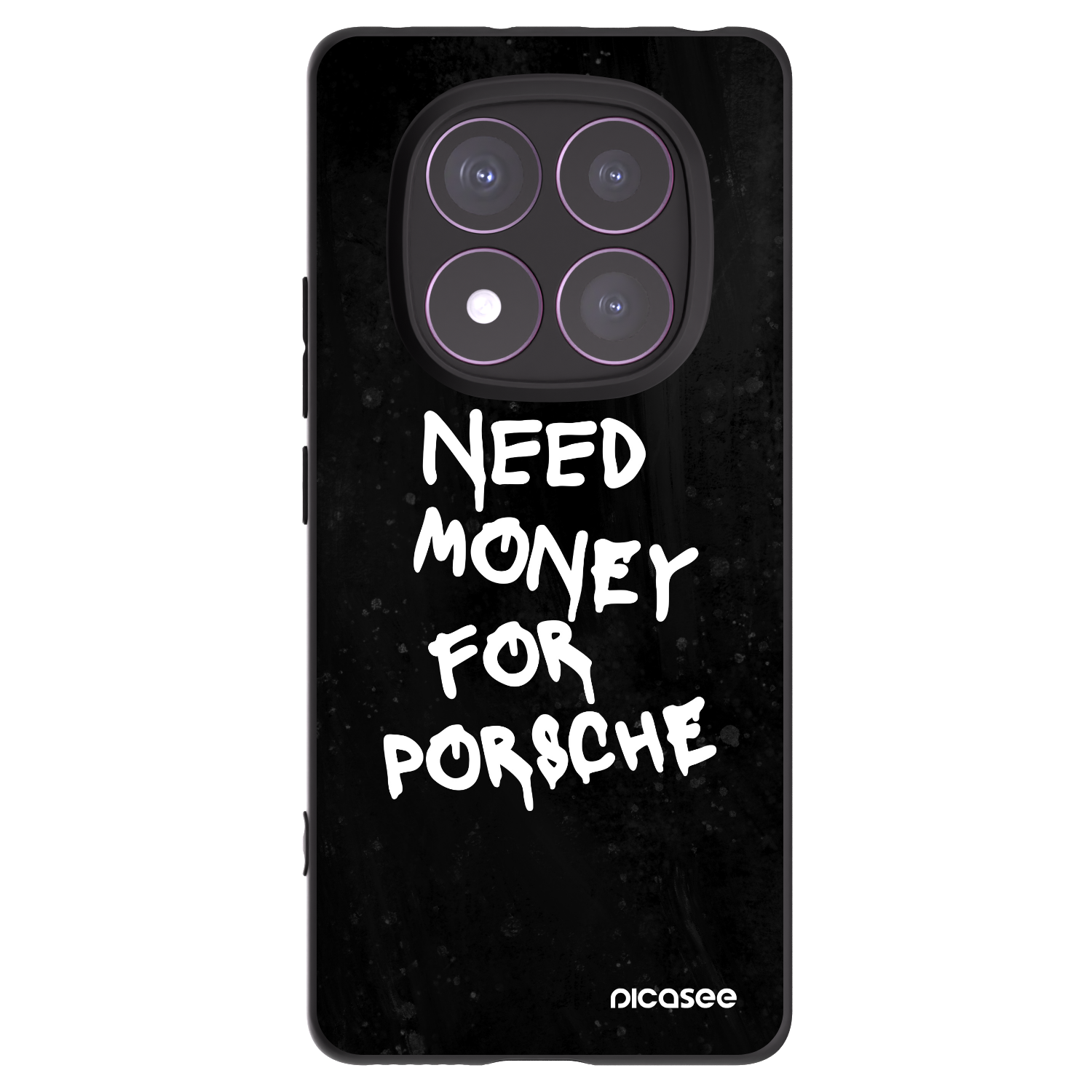 Picasee Xiaomi Redmi Note 14 Pro 4G Hülle - Schwarzes Silikon - Black Dollar