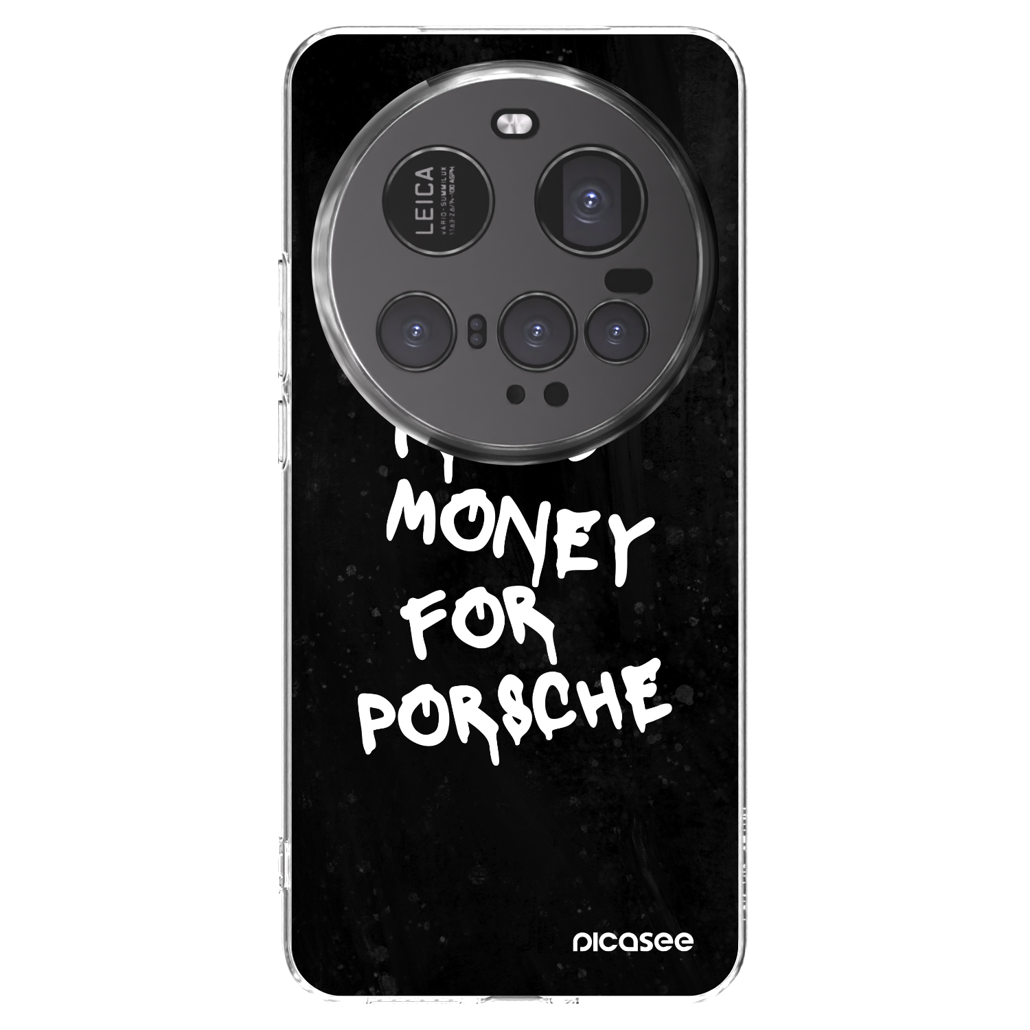 Picasee Xiaomi 15 Ultra Hülle - Transparentes Silikon - Black Dollar