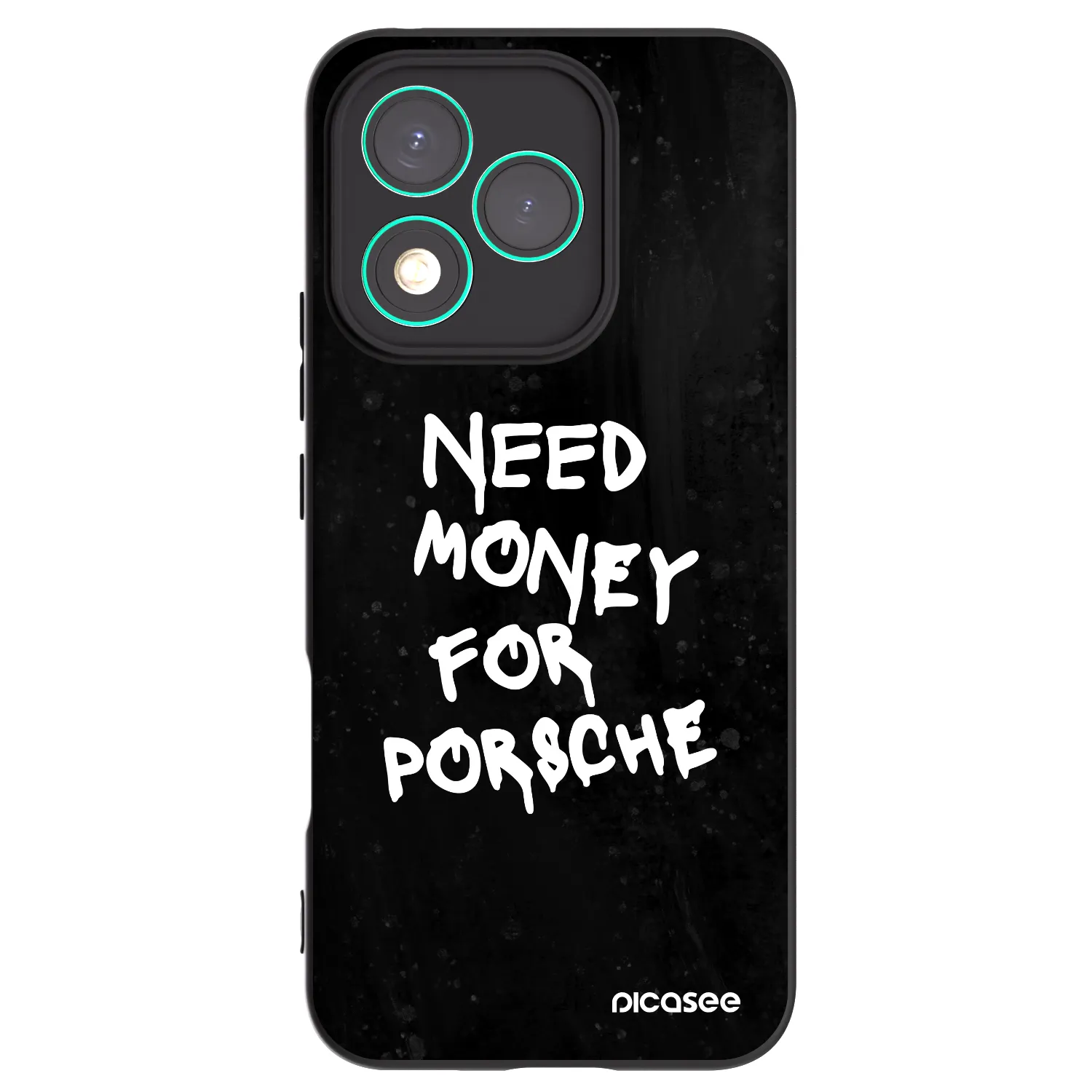 Picasee Honor 400 Lite 5G Hülle - Schwarzes Silikon - Black Dollar