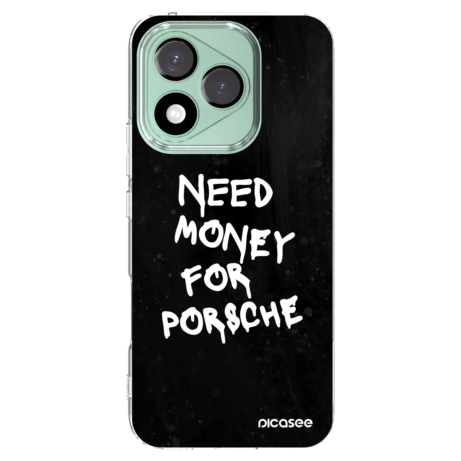 Picasee Honor 400 Lite 5G Hülle - Transparentes Silikon - Black Dollar