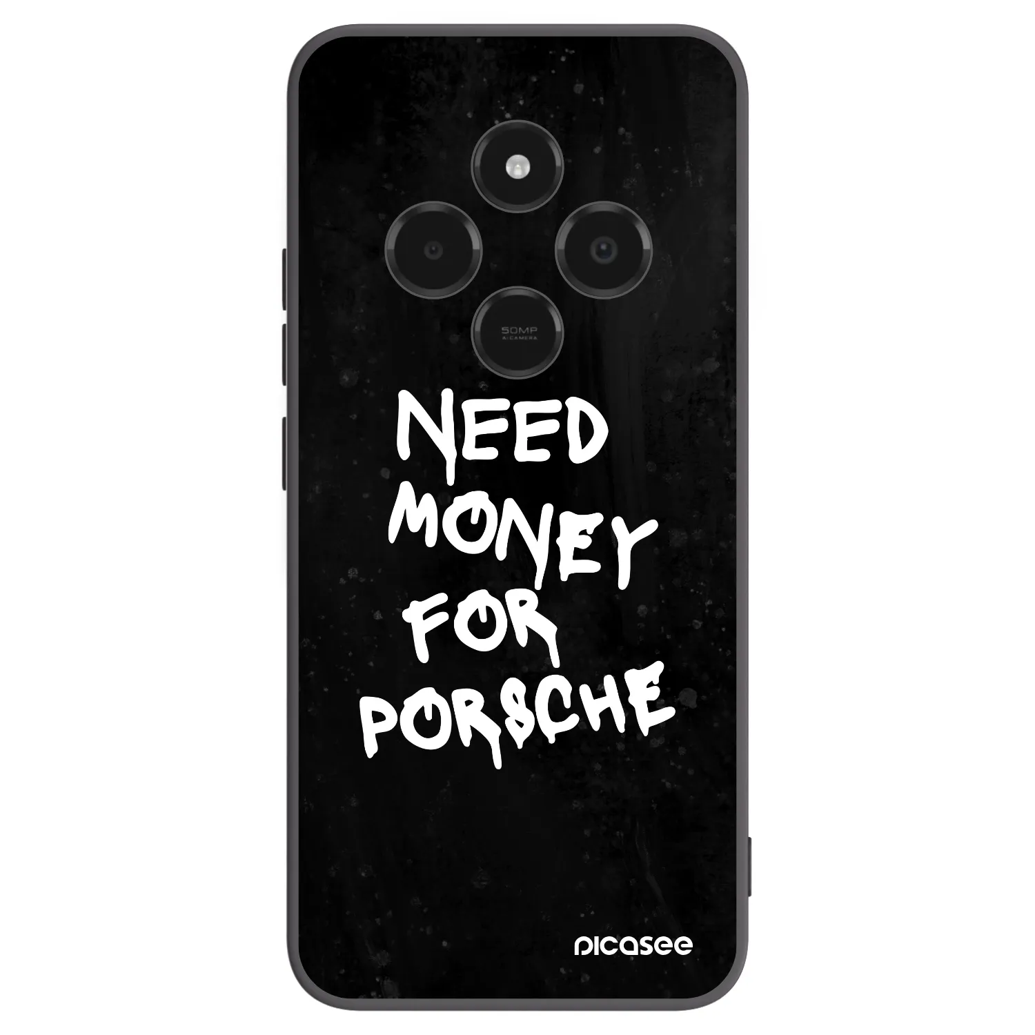 Picasee Xiaomi Poco C75 Hülle - Schwarzes Silikon - Black Dollar