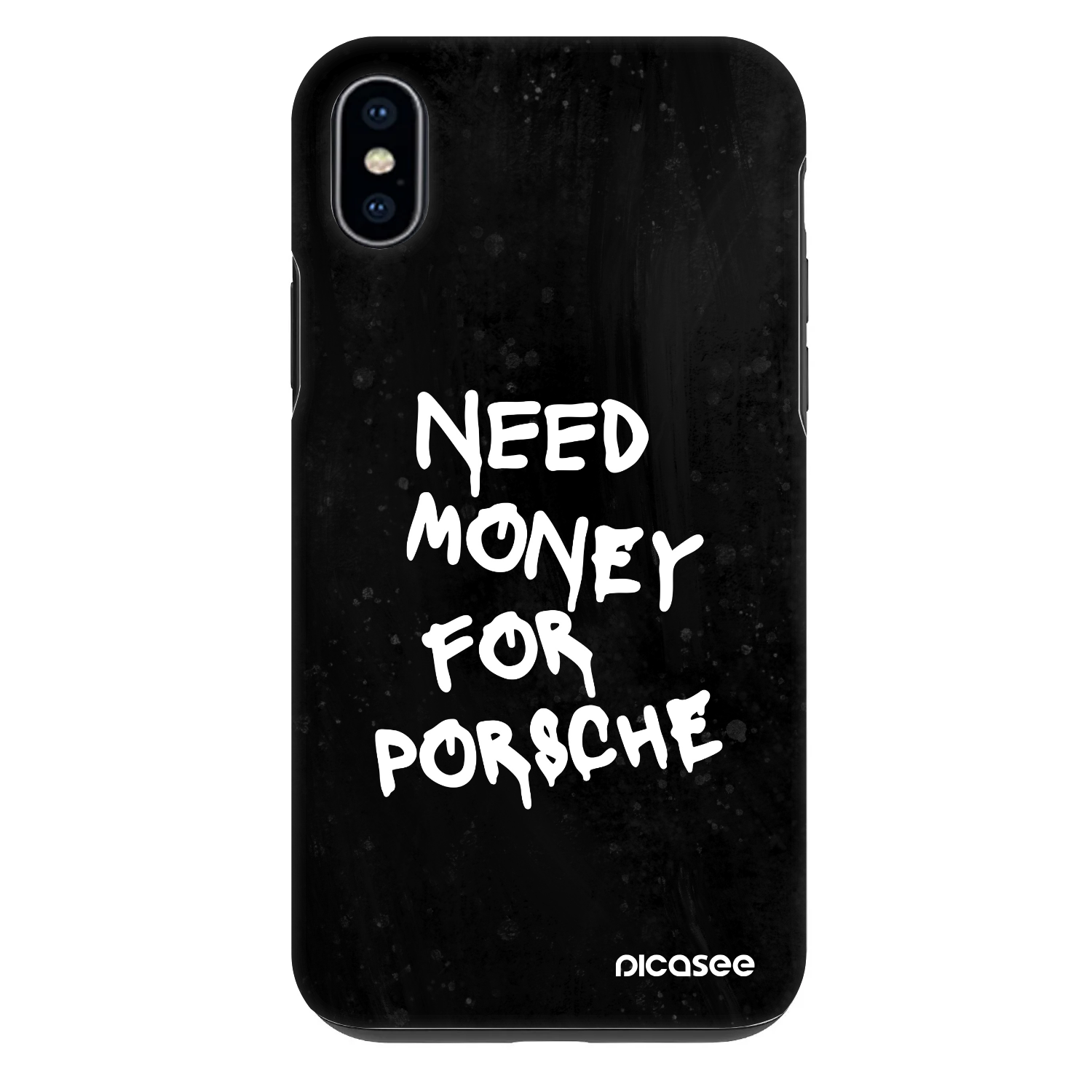 Picasee Fashion Case für Apple iPhone XS Max - Black Dollar