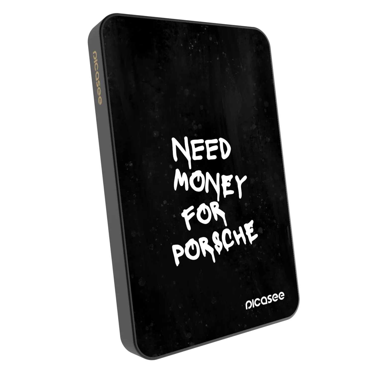 Picasee Powerbank mit MagSafe 5 000 mAh Grau - Black Dollar