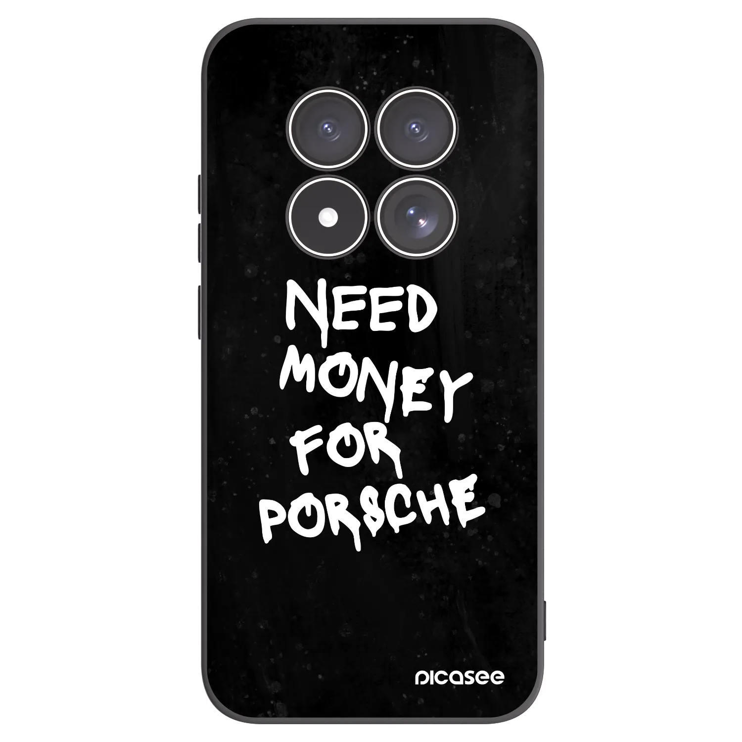 Picasee Xiaomi Redmi Note 15 Pro 4G Hülle - Schwarzes Silikon - Black Dollar