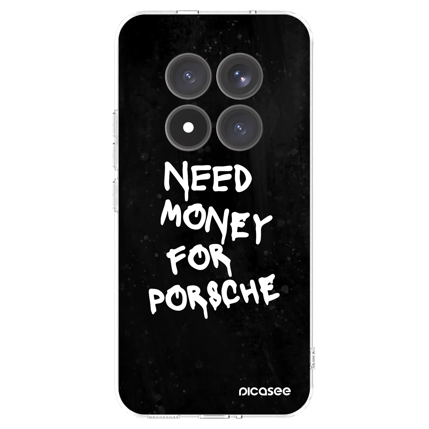 Picasee Xiaomi Redmi Note 15 Pro+ Hülle - Transparentes Silikon - Black Dollar