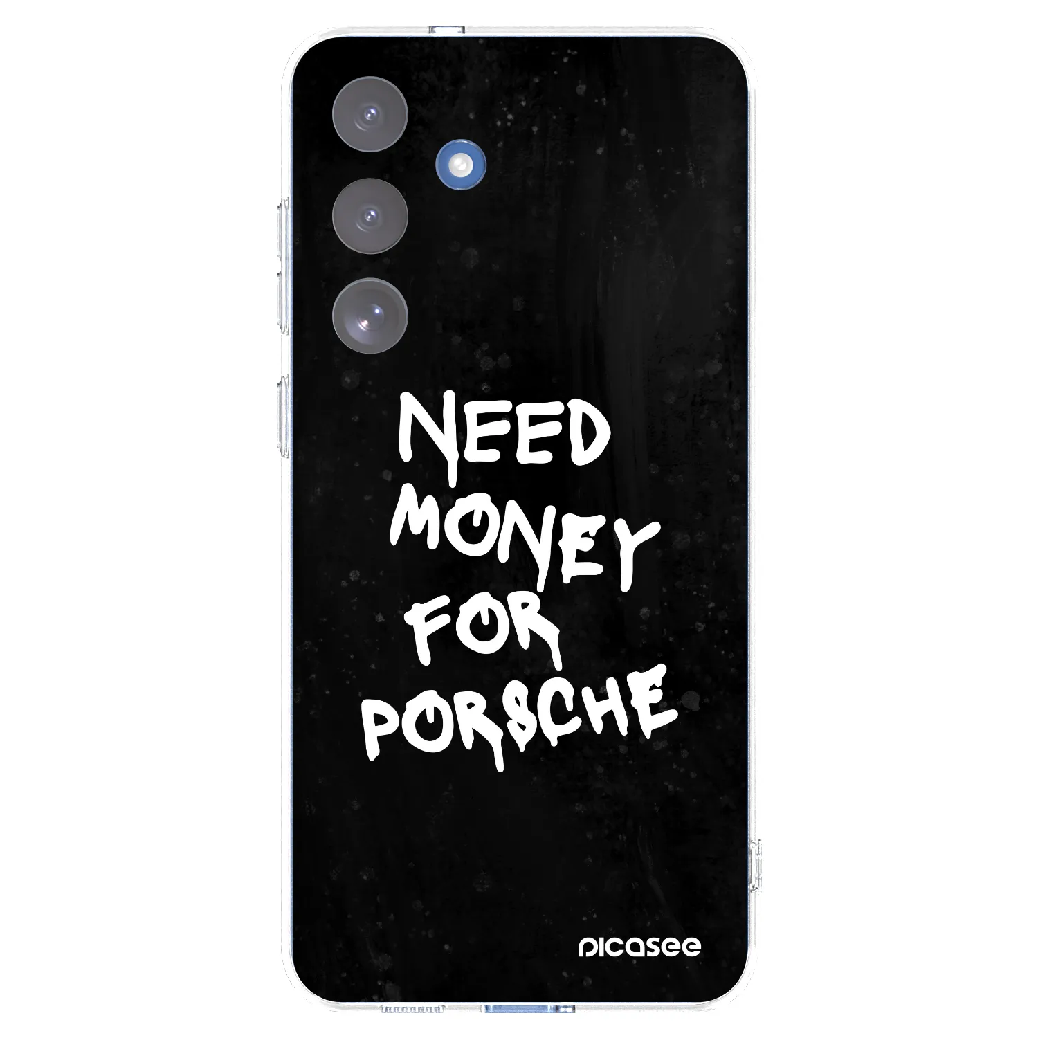 Picasee Samsung Galaxy S25 FE 5G Hülle - Transparentes Silikon - Black Dollar
