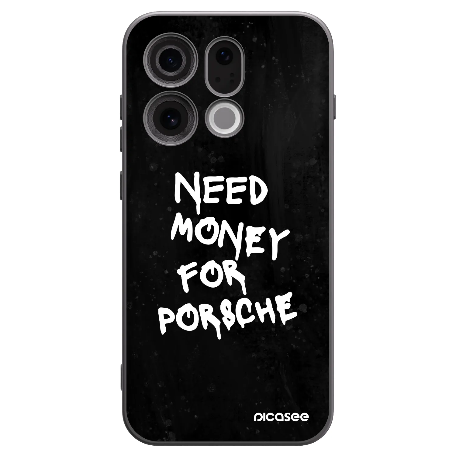 Picasee OPPO Find X9 Hülle - Schwarzes Silikon - Black Dollar