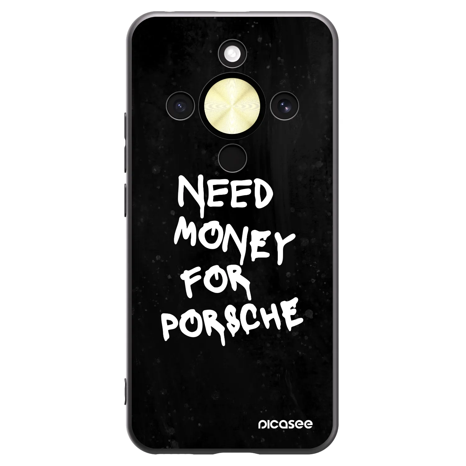 Picasee Honor Magic8 Lite 5G Hülle - Schwarzes Silikon - Black Dollar