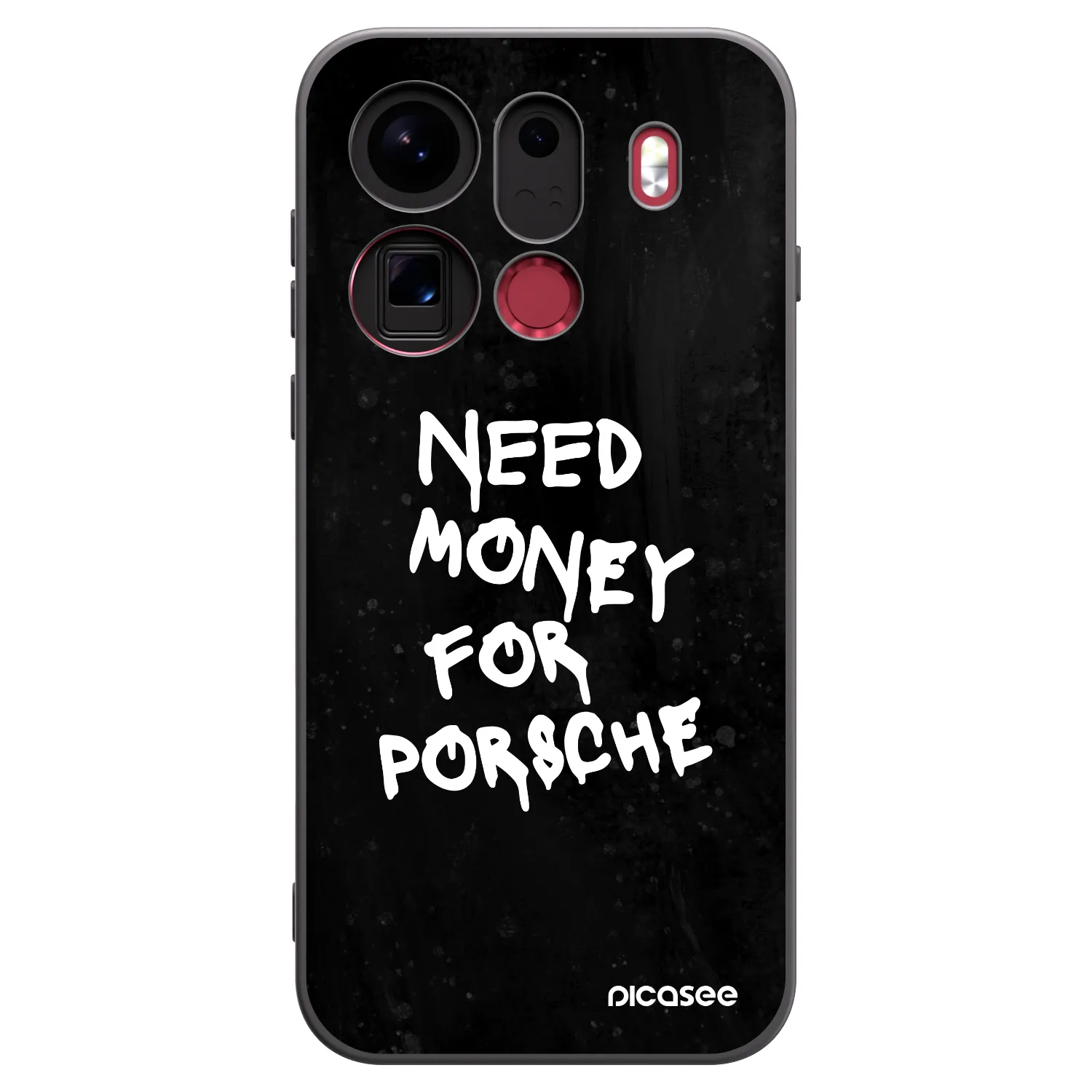 Picasee OPPO Find X9 Pro Hülle - Schwarzes Silikon - Black Dollar
