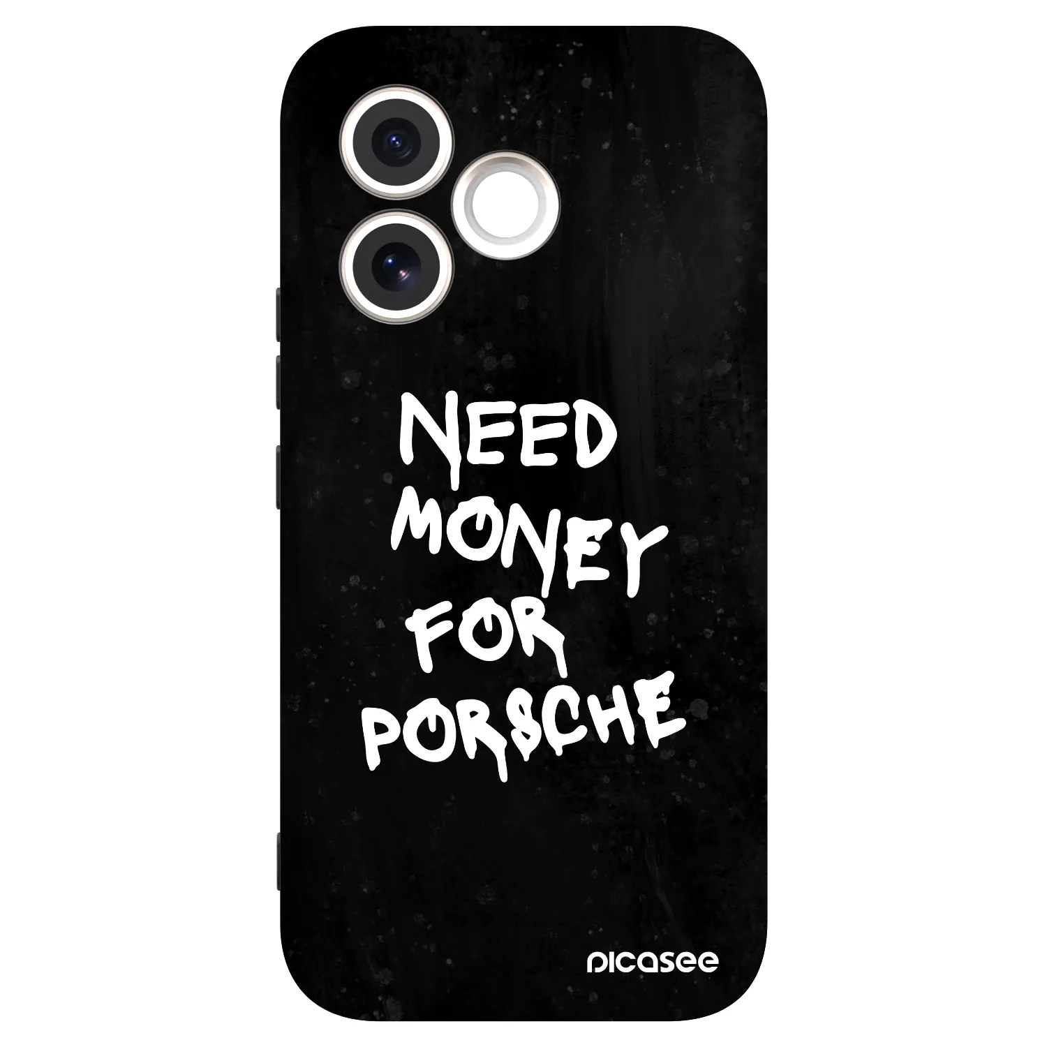 Picasee Honor 600 Lite Hülle - Schwarzes Silikon - Black Dollar