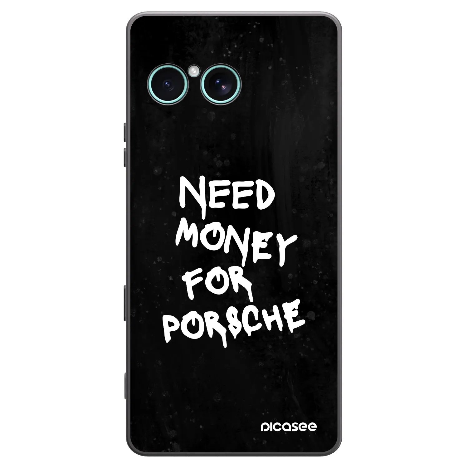 Picasee Sony Xperia 10 VII Hülle - Schwarzes Silikon - Black Dollar