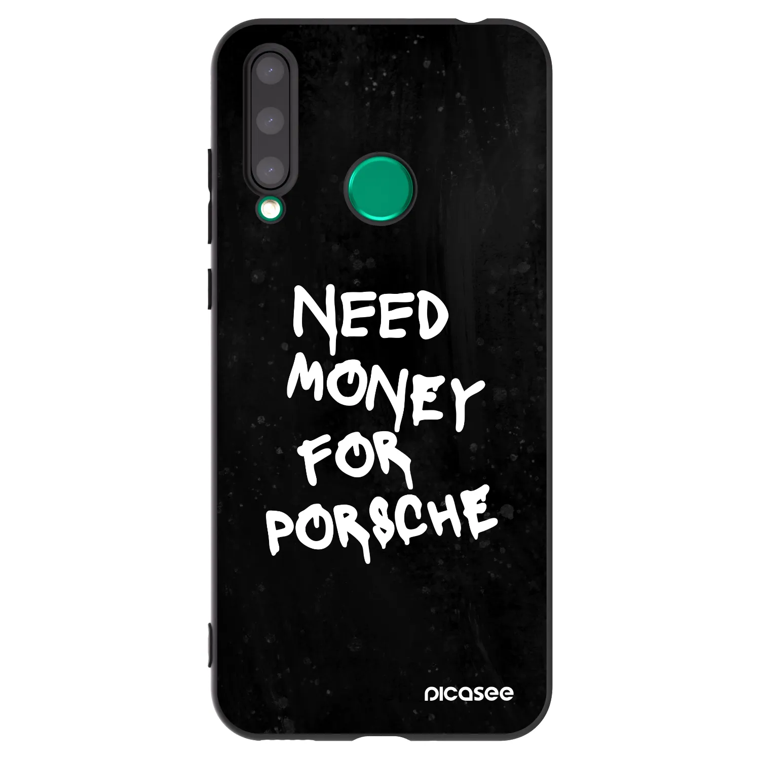 Picasee Honor 20 Lite Hülle - Schwarzes Silikon - Black Dollar