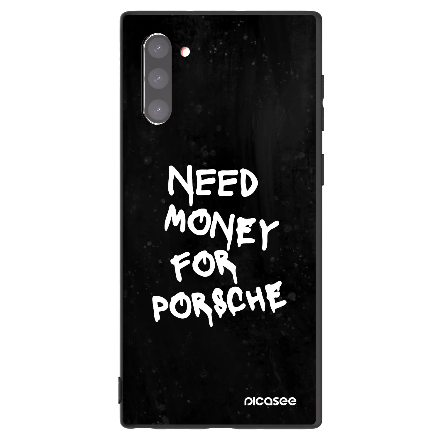 Picasee Samsung Galaxy Note 10 N970F Hülle - Schwarzes Silikon - Black Dollar