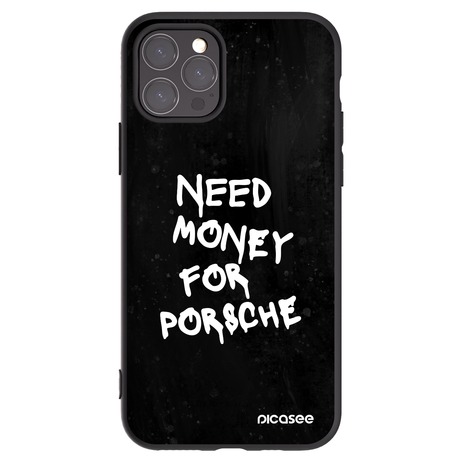Picasee Apple iPhone 11 Pro Hülle - Schwarzes Silikon - Black Dollar