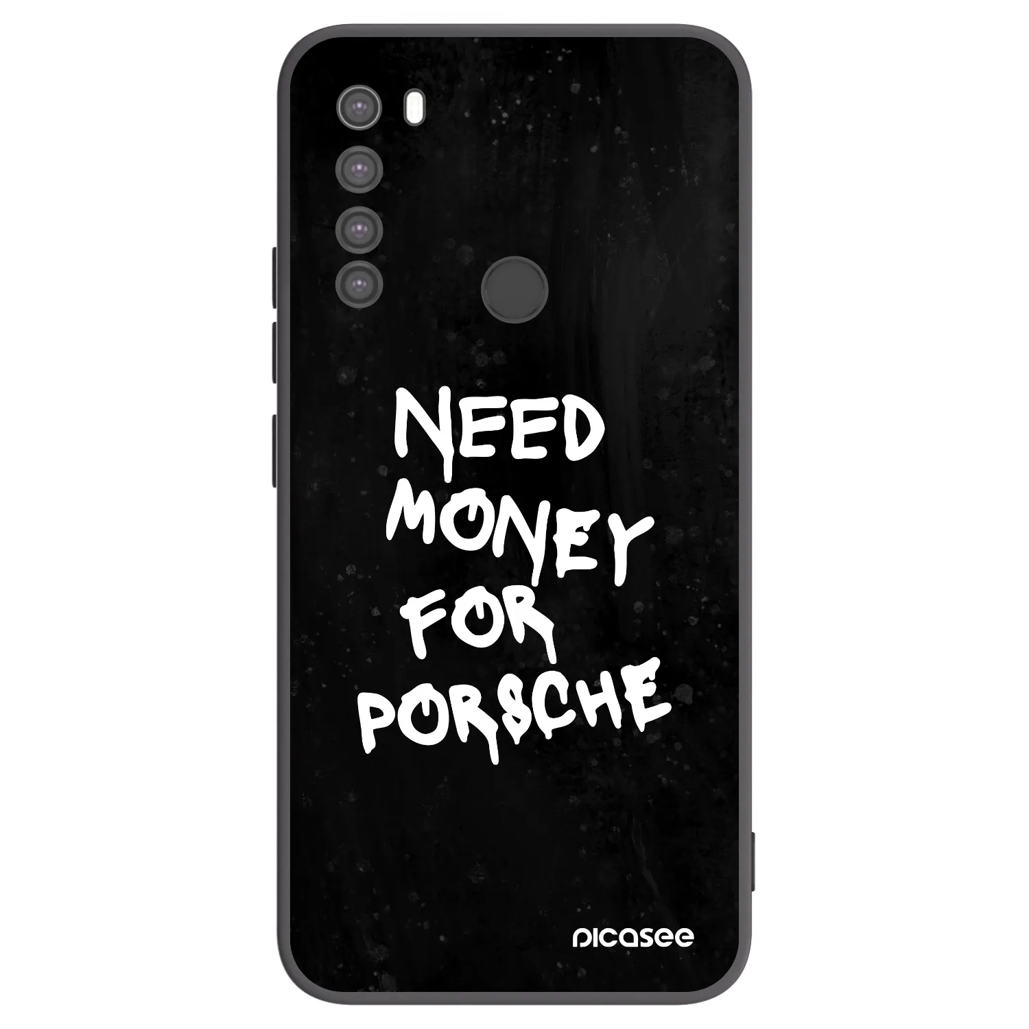 Picasee Xiaomi Redmi Note 8 Hülle - Schwarzes Silikon - Black Dollar