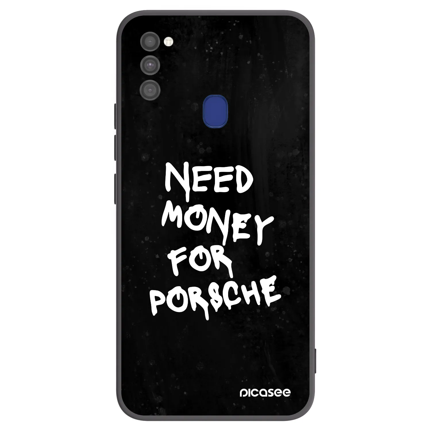 Picasee Samsung Galaxy M21 M215F Hülle - Schwarzes Silikon - Black Dollar