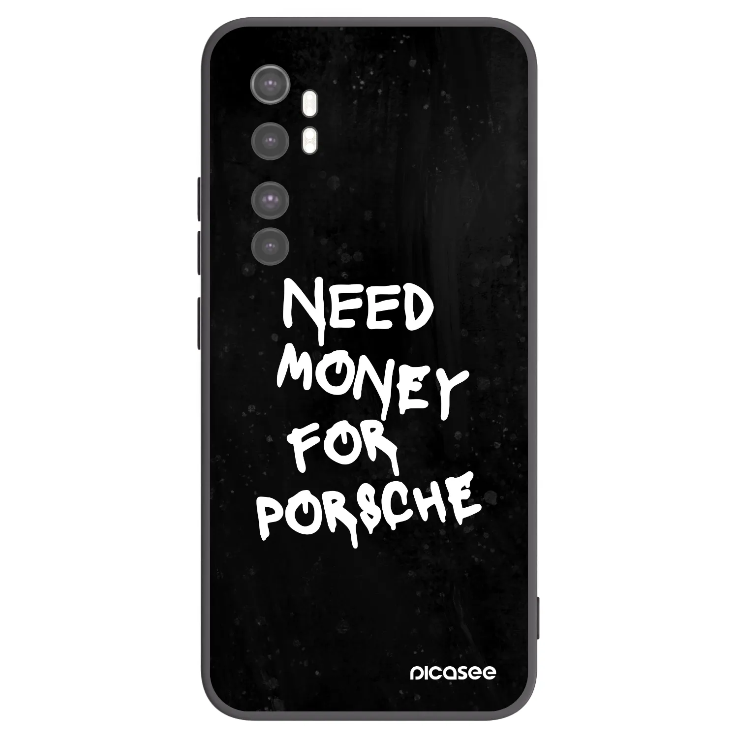 Picasee Xiaomi Mi Note 10 Lite Hülle - Schwarzes Silikon - Black Dollar
