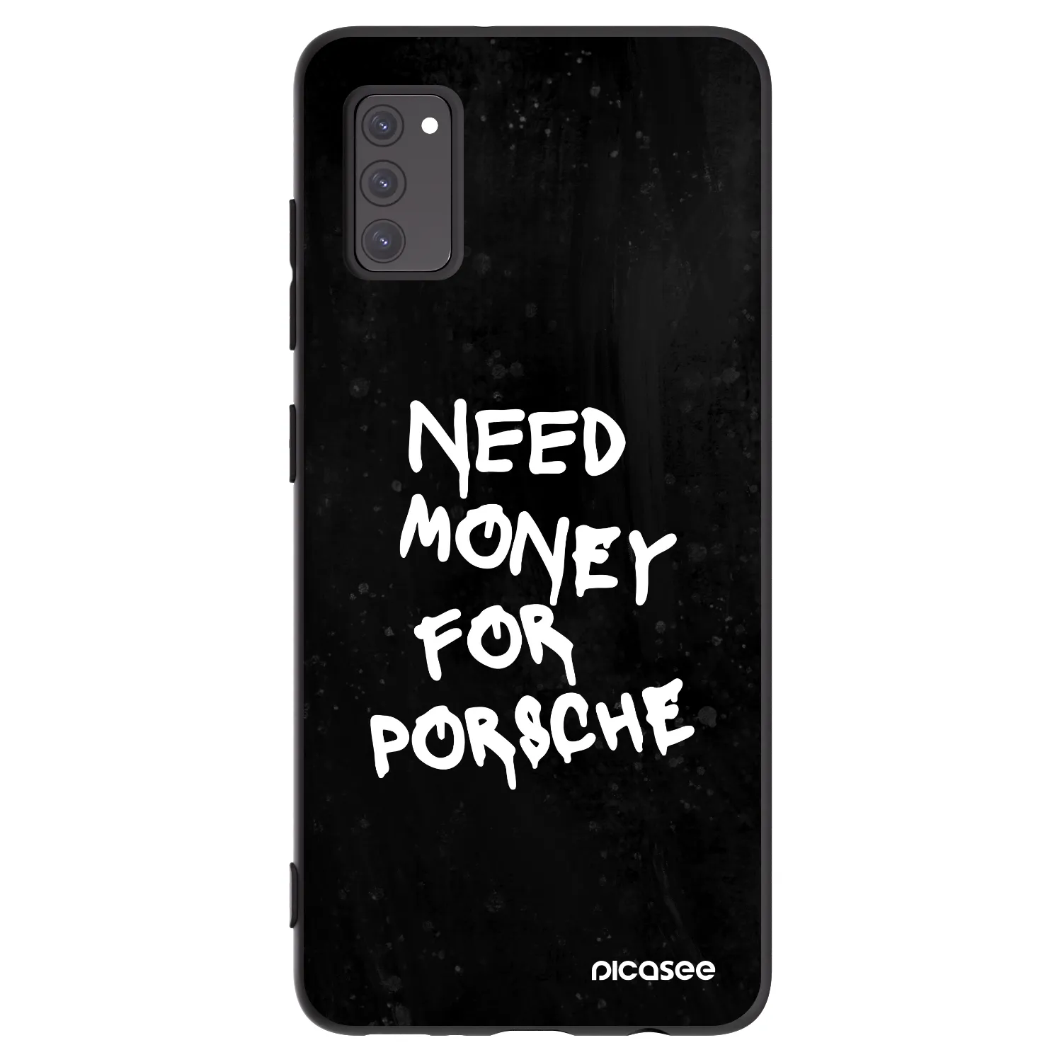 Picasee Samsung Galaxy A41 A415F Hülle - Schwarzes Silikon - Black Dollar