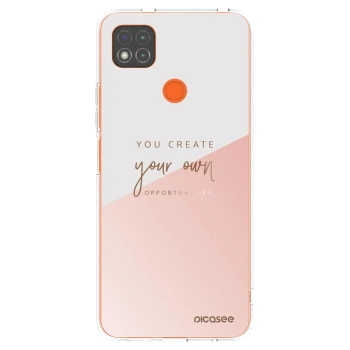 Picasee Xiaomi Redmi 9C Hülle - Transparentes Silikon - You create your own opportunities