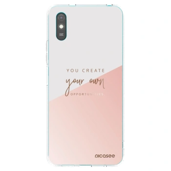 Picasee Xiaomi Redmi 9A Hülle - Transparentes Silikon - You create your own opportunities