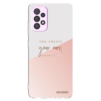 Picasee Samsung Galaxy A32 5G A326B Hülle - Transparentes Silikon - You create your own opportunities