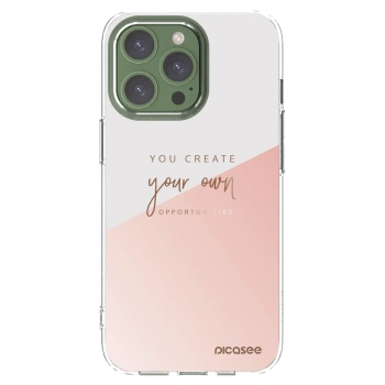 Picasee Apple iPhone 13 Pro Hülle - Transparentes Silikon - You create your own opportunities