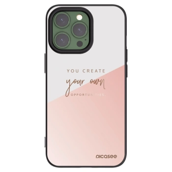 Picasee Apple iPhone 13 Pro Hülle - Schwarzes Silikon - You create your own opportunities